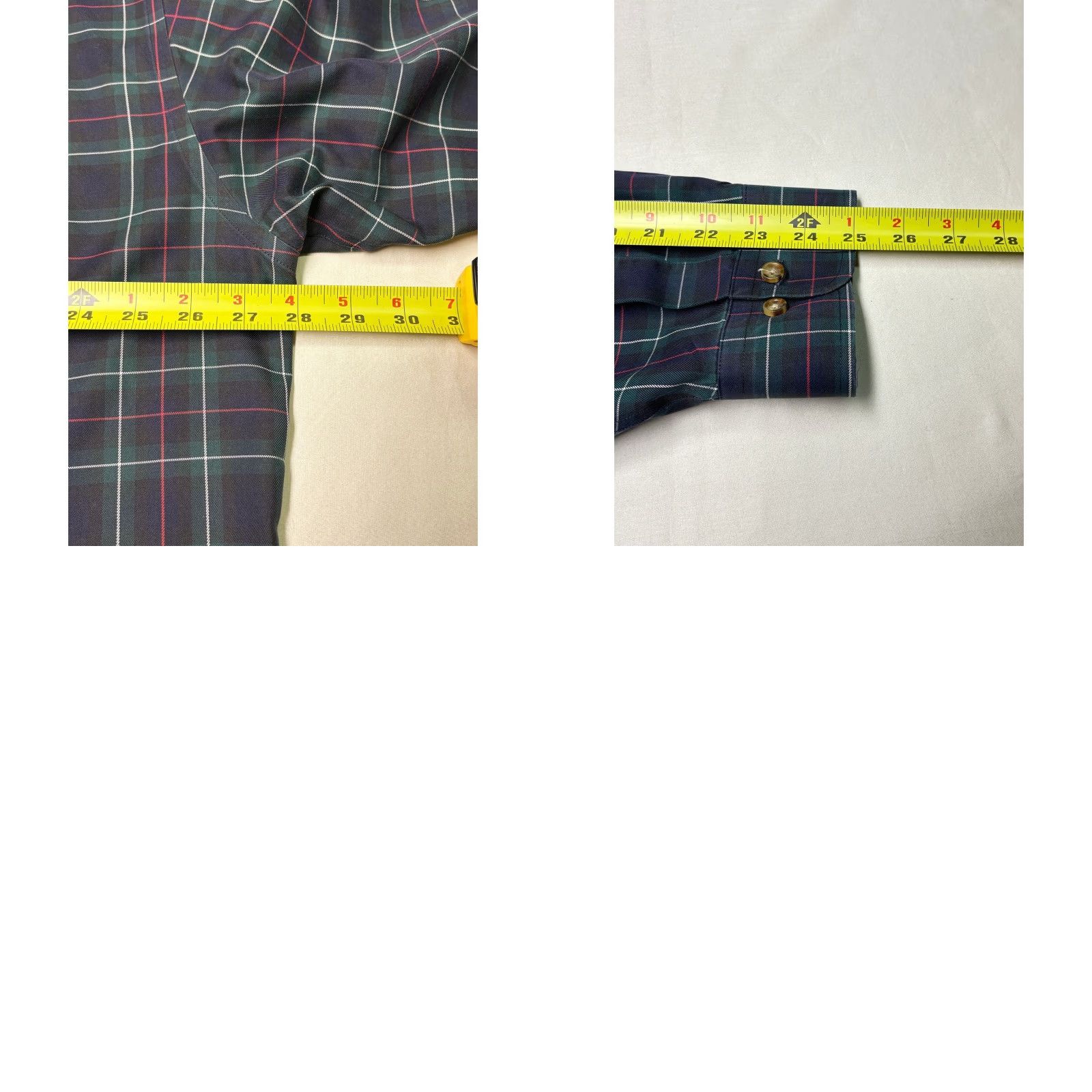 Brooks Brothers Brooks Brothers Polo Shirt Long Sleeve Plaid Button Down Men XL Green Size US XL / EU 56 / 4 - 8 Thumbnail