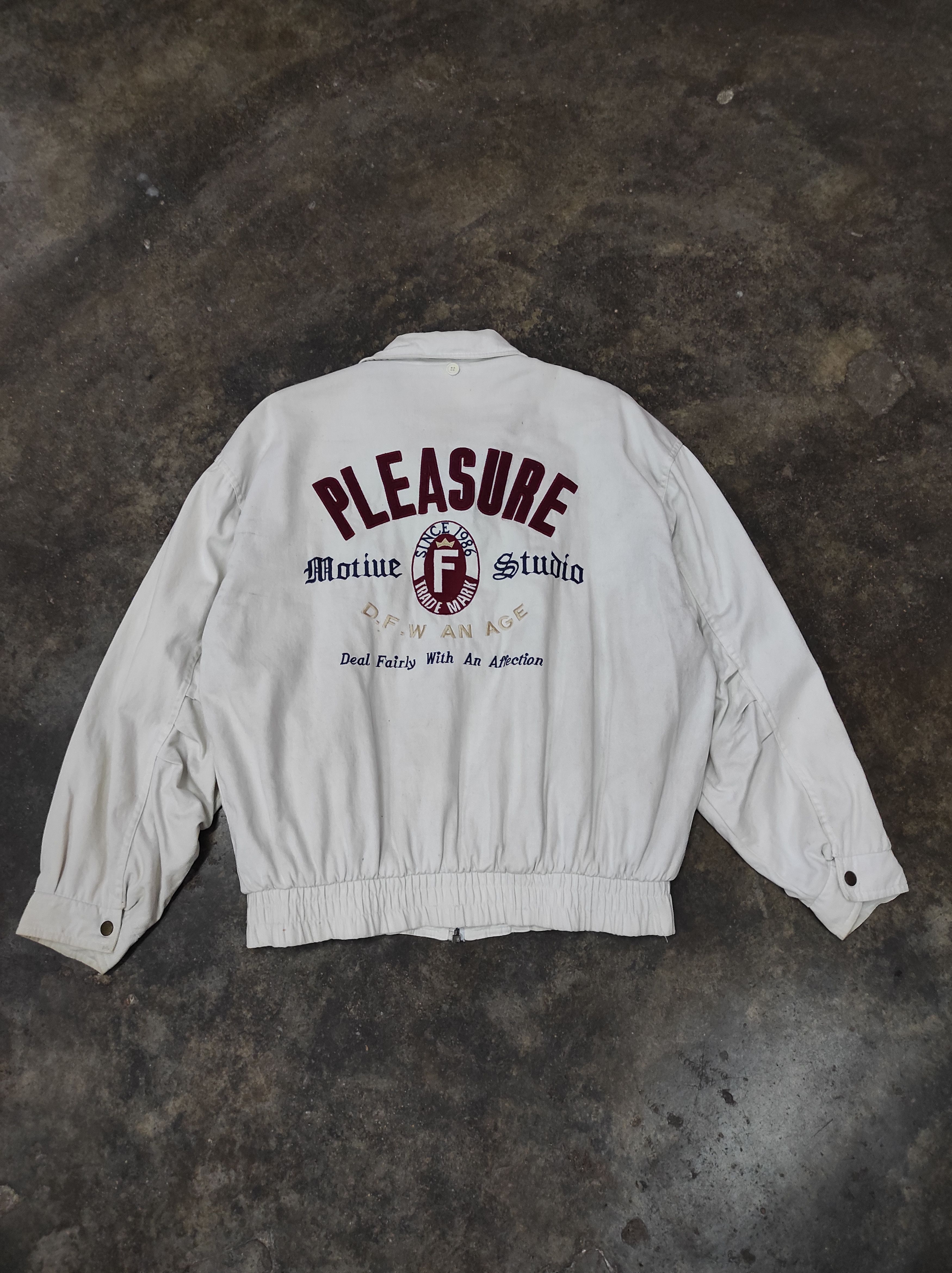 Japanese Brand PLEASURE FELLOWS COSTUME MADE BOMBER JACKET Size US L / EU 52-54 / 3 - 1 Thumbnail