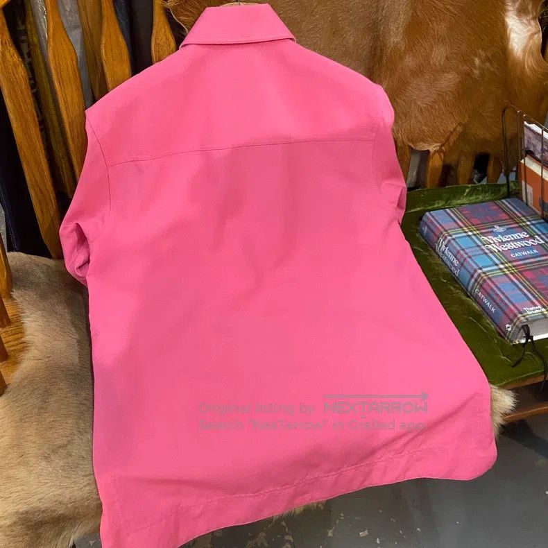 Raf Simons Raf Simons Pink show short-sleeved polo shirt Size US L / EU 52-54 / 3 - 2 Thumbnail