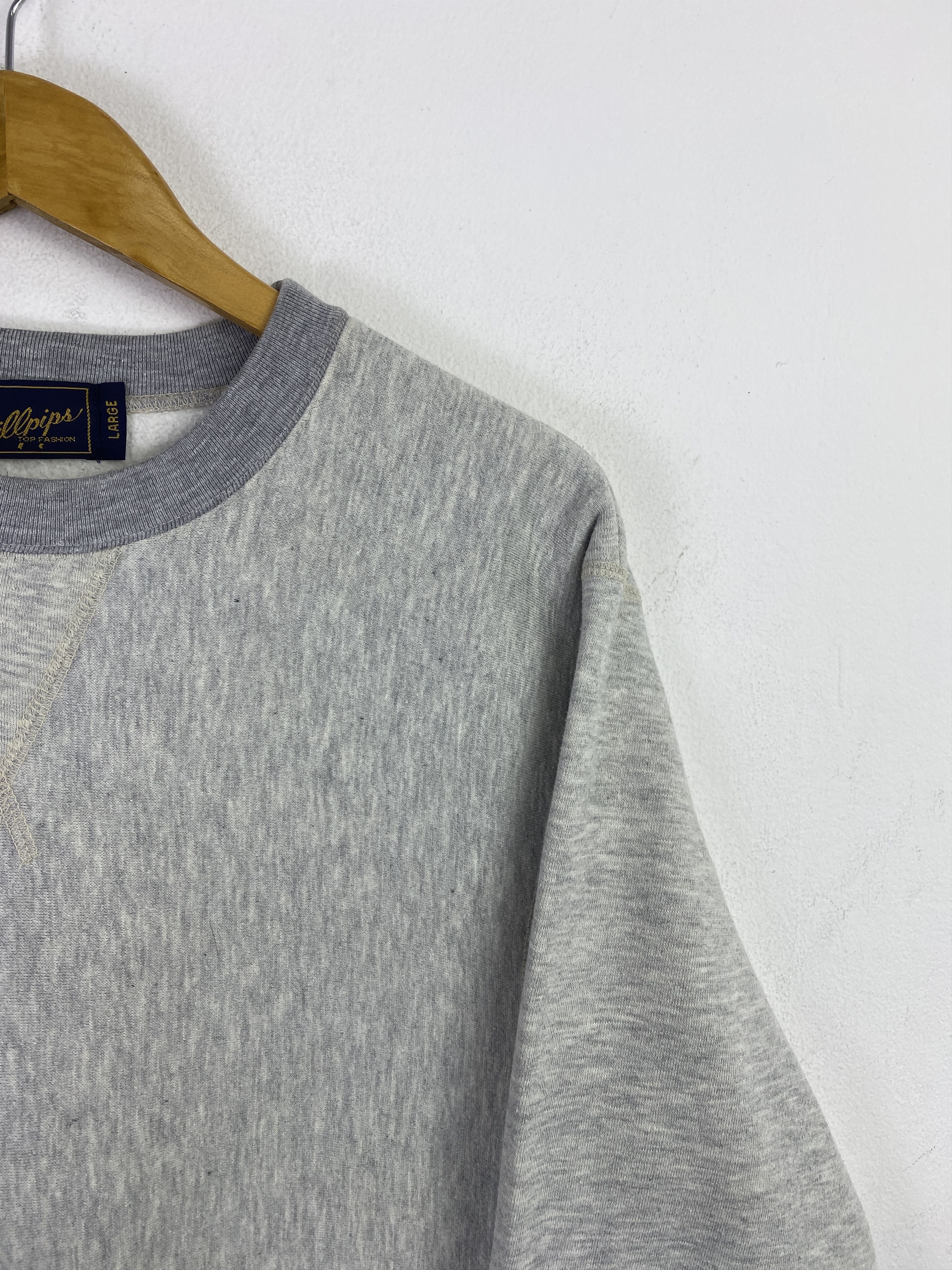 Vintage Vintage Plain Crewneck Pullvoer Fleece Sweatshirt SH0362 Size US L / EU 52-54 / 3 - 7 Thumbnail
