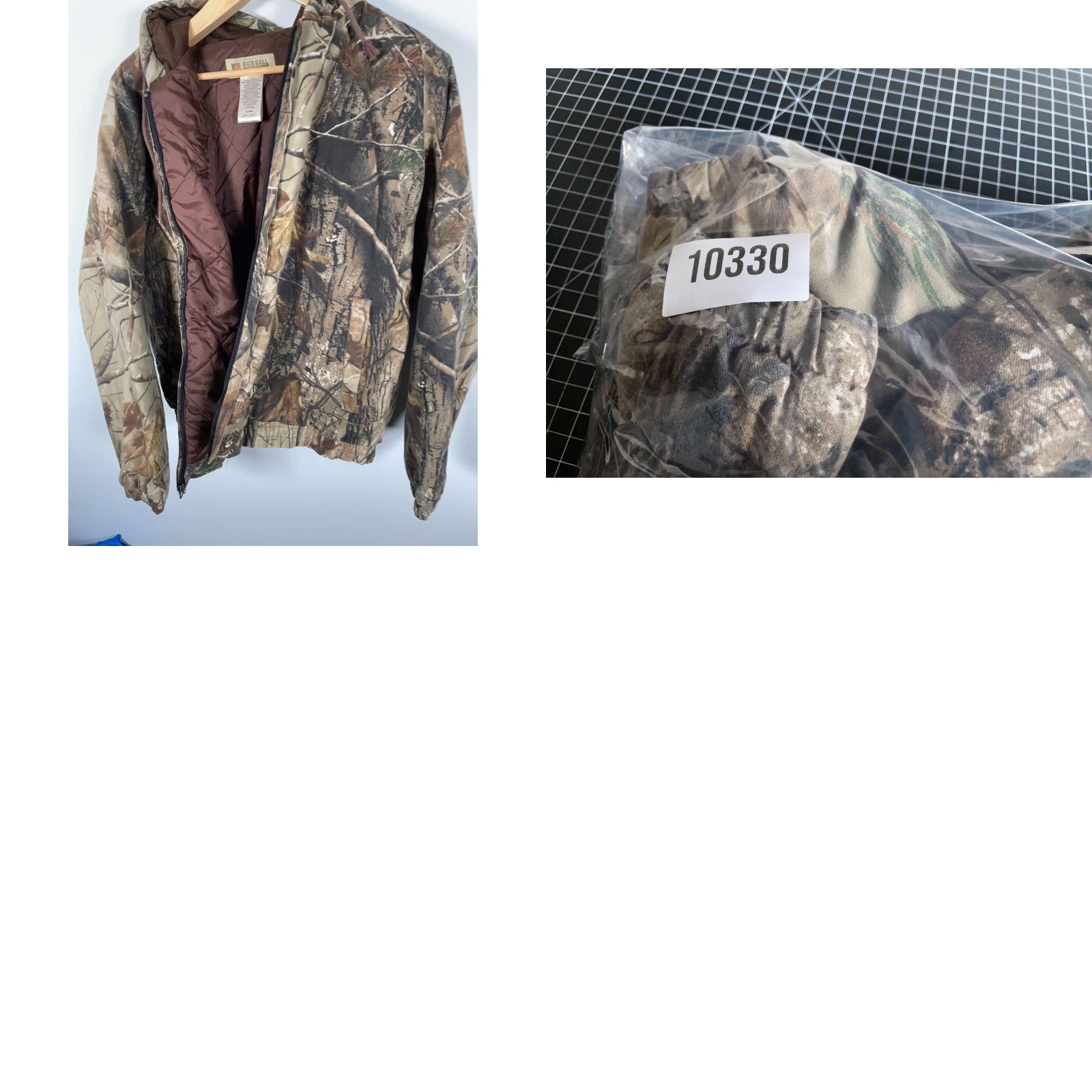 Russell Athletic VINTAGE Russell Outdoors Jacket Camouflage Bomber XL Brown Green Zip Men Size US XL / EU 56 / 4 - 9 Thumbnail