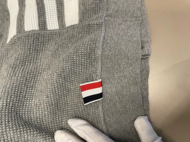 Thom Browne Thom Browne Gray waffle shorts Size US 42 / EU 58 - 9 Thumbnail