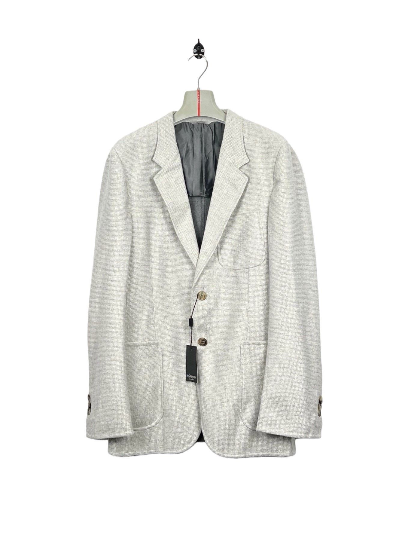Saint Laurent Paris YSL Wool Blazer Size US L / EU 52-54 / 3 - 1 Thumbnail