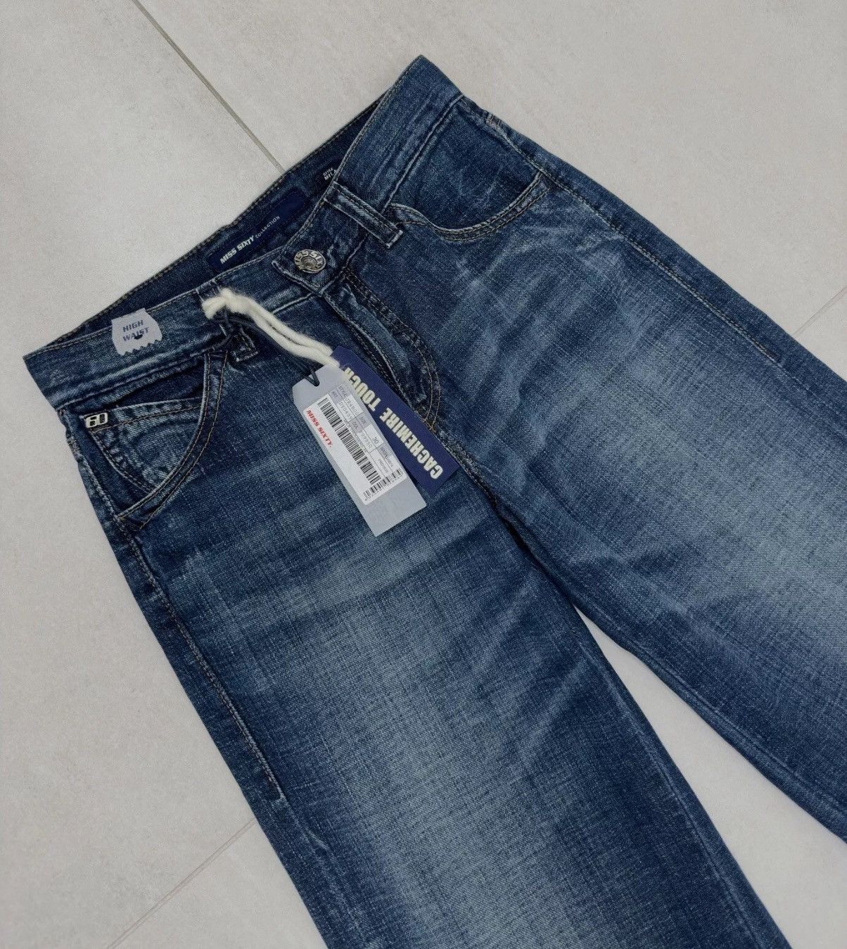 Miss Sixty DDP NEW Miss Sixty 60 Jeans Baggy Mila High Waist Flared y2k Size 30" / US 8 / IT 44 - 13 Thumbnail