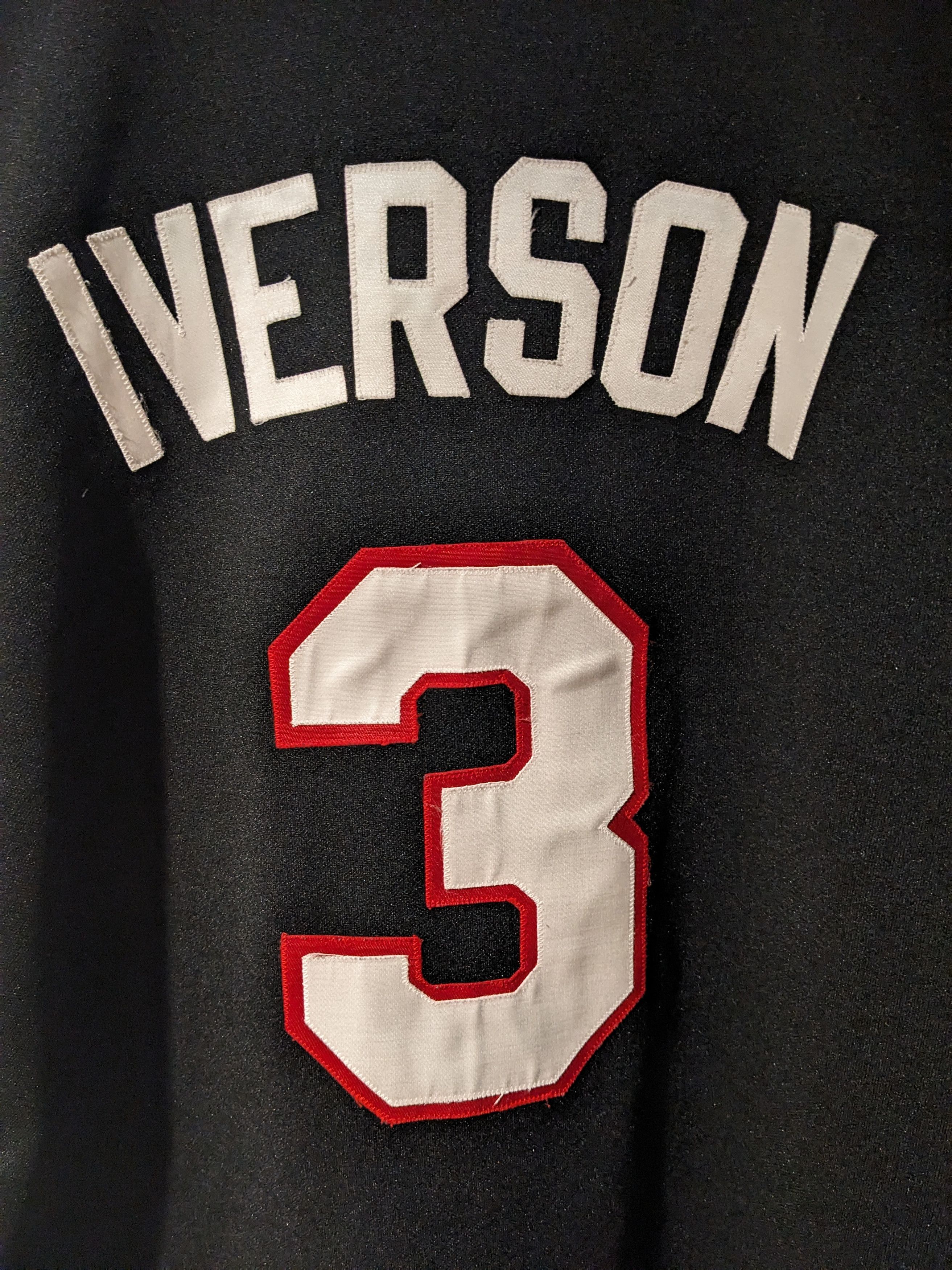 NBA × Vintage Vintage 90s Philadelphia 76ers Iverson NBA Basketball Jersey Size US L / EU 52-54 / 3 - 8 Thumbnail