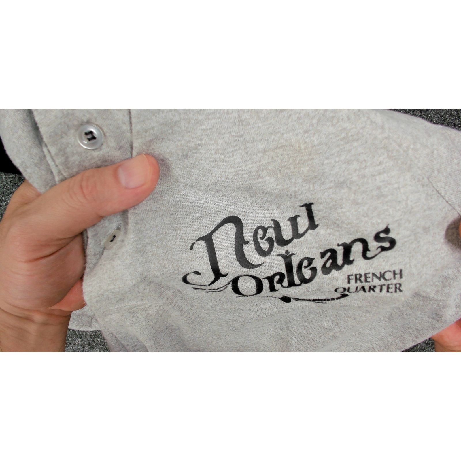 Fruit Of The Loom 80s FOTL Indie Sleaze Striped Raglan Polo Shirt Size US S / EU 44-46 / 1 - 9 Thumbnail