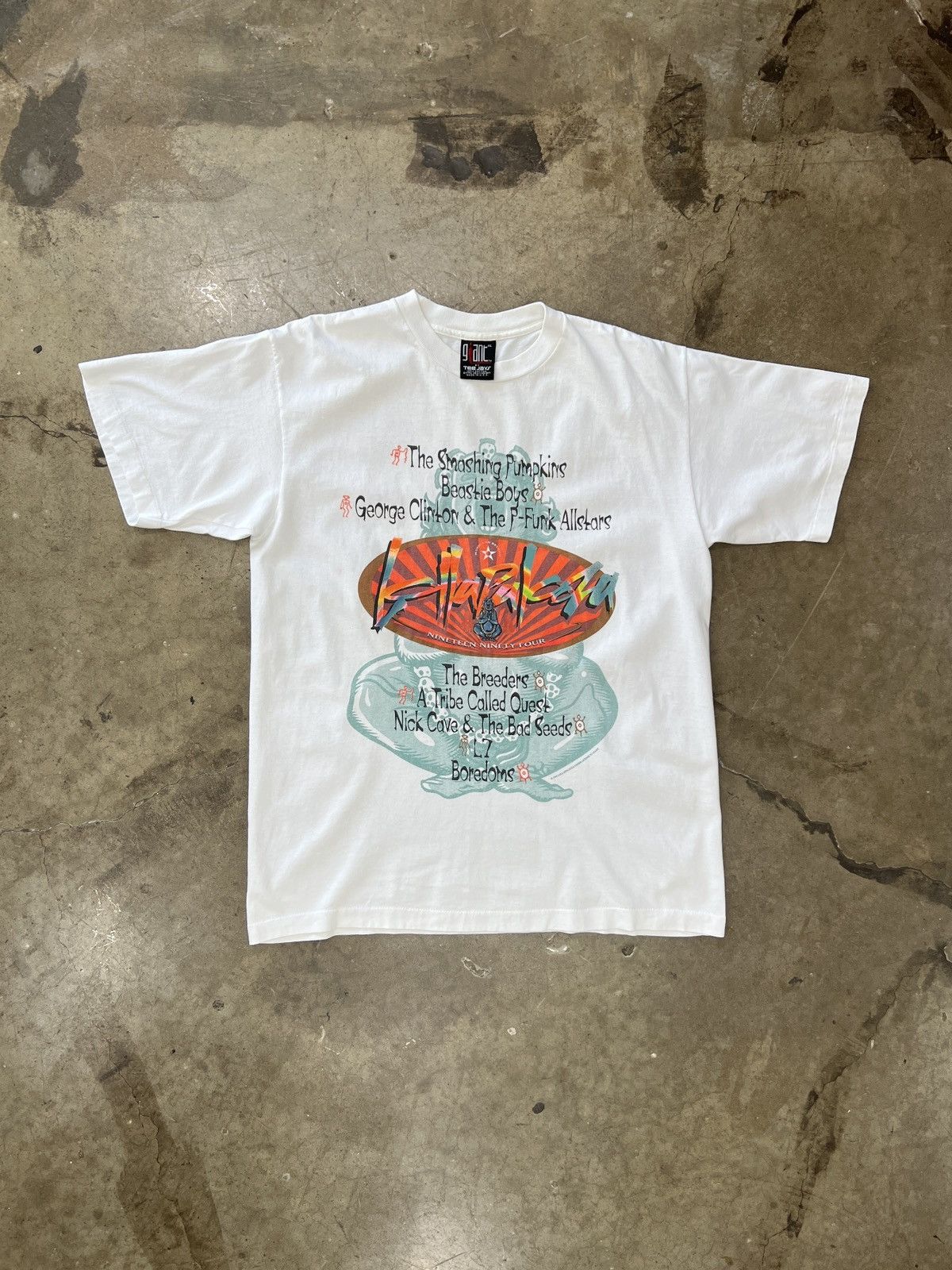 Band Tees Vintage 1994 Smashing Pumpkins Lollapalooza Festival Tee XL Size US XL / EU 56 / 4 - 2 Thumbnail