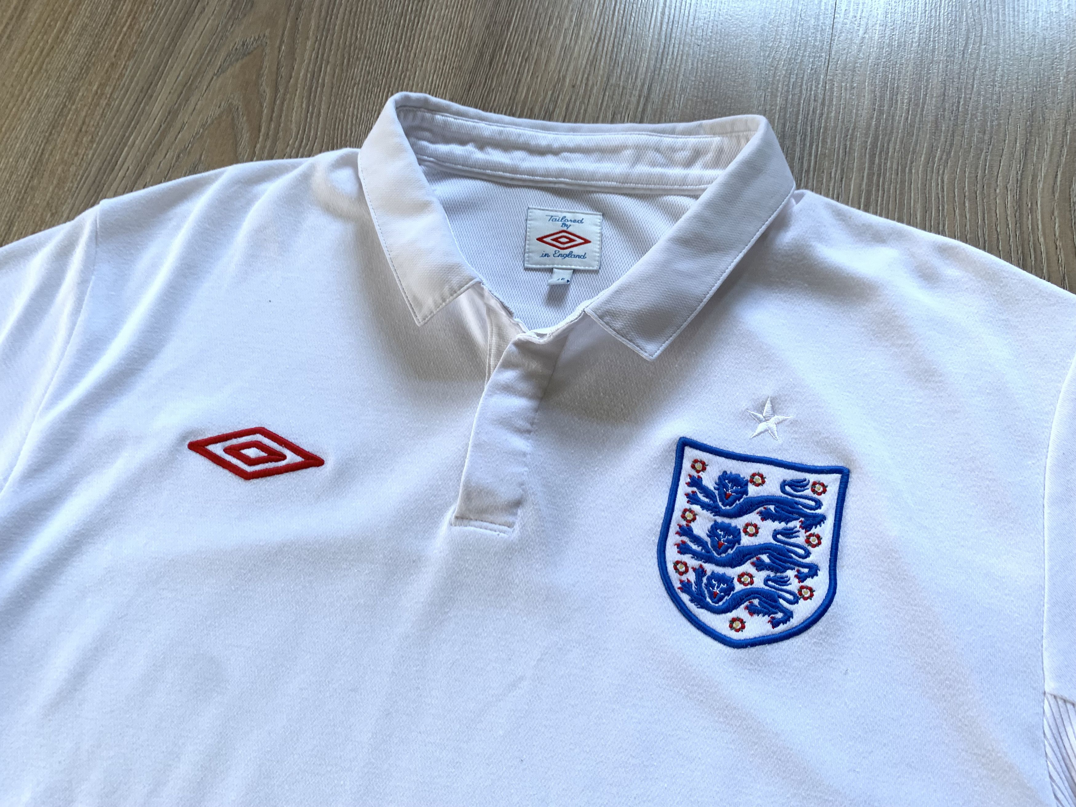 Umbro × Vintage Umbro England Training Polo T Shirt Size US S / EU 44-46 / 1 - 4 Thumbnail