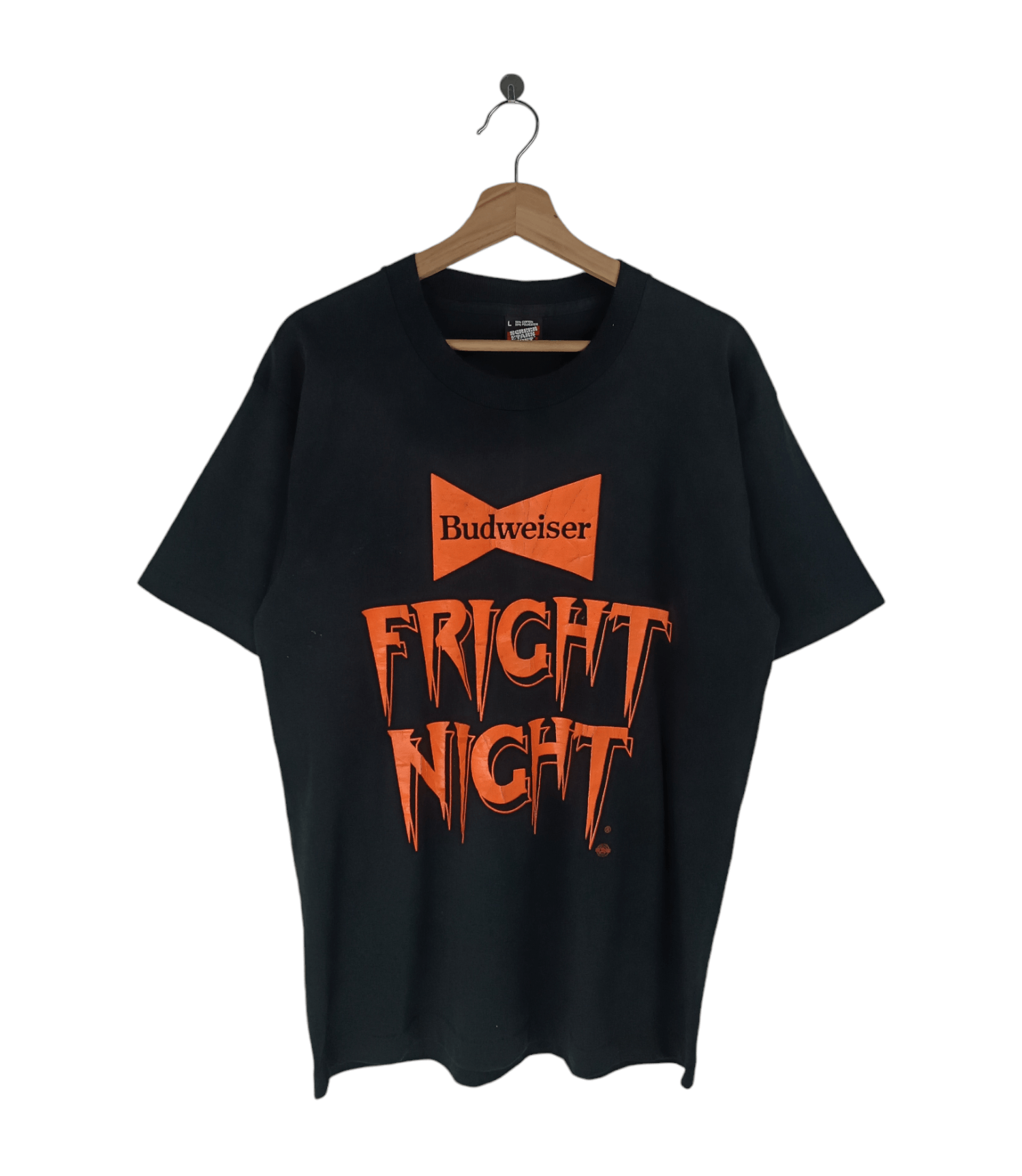 Budweiser VINTAGE 80'S BUDWEISER FRIGHT NIGHT VERY RARE HALOWEEN BEER Size US L / EU 52-54 / 3 - 1 Thumbnail