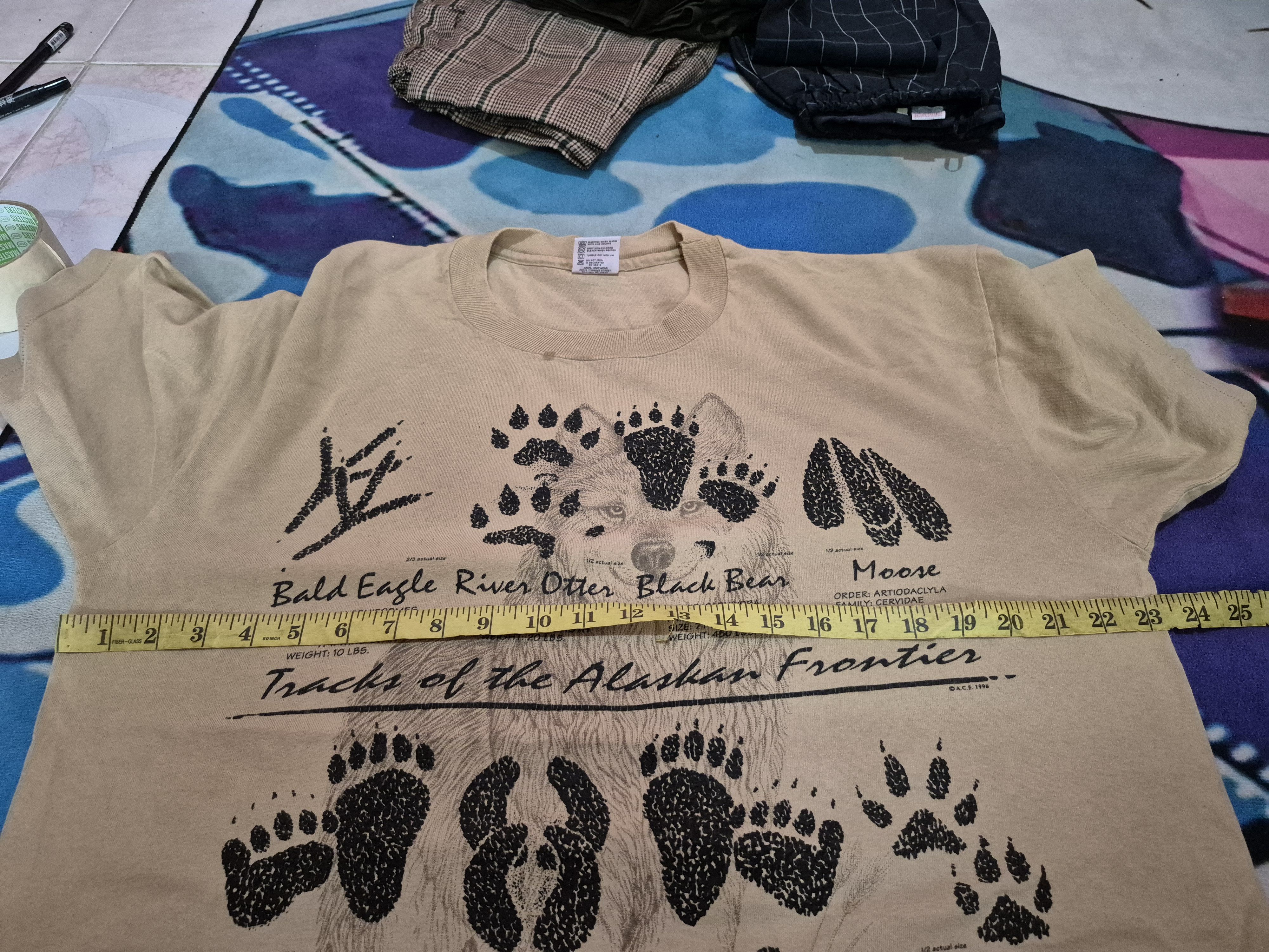 Vintage 🔥 Vintage 90s Anvil Alaskan Frontiers Tee Size US XL / EU 56 / 4 - 10 Thumbnail