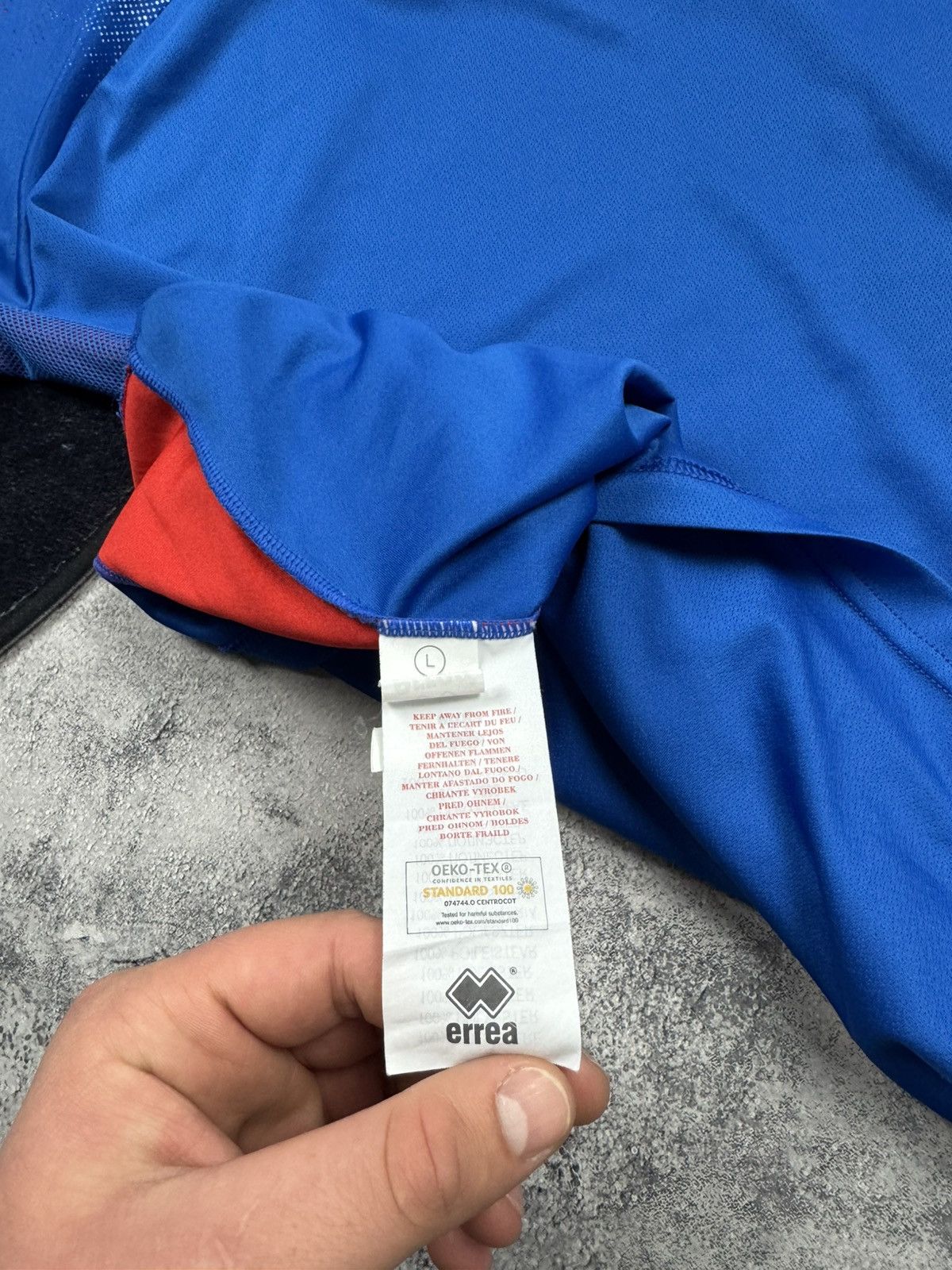 Errea ICELAND TEAM 2018/2019 FOOTBALL JERSEY HOME ERREA ORIGINAL Size US L / EU 52-54 / 3 - 20 Thumbnail