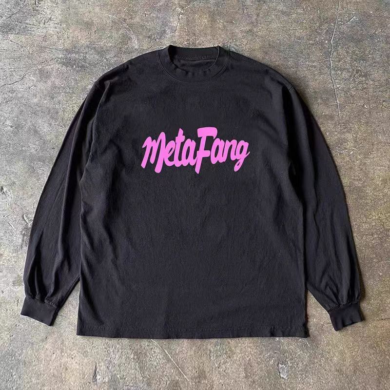 Japanese Brand × Vintage Street Vintage Purple Letter Print L Long Sleeve T-Shirt Size US L / EU 52-54 / 3 - 3 Thumbnail