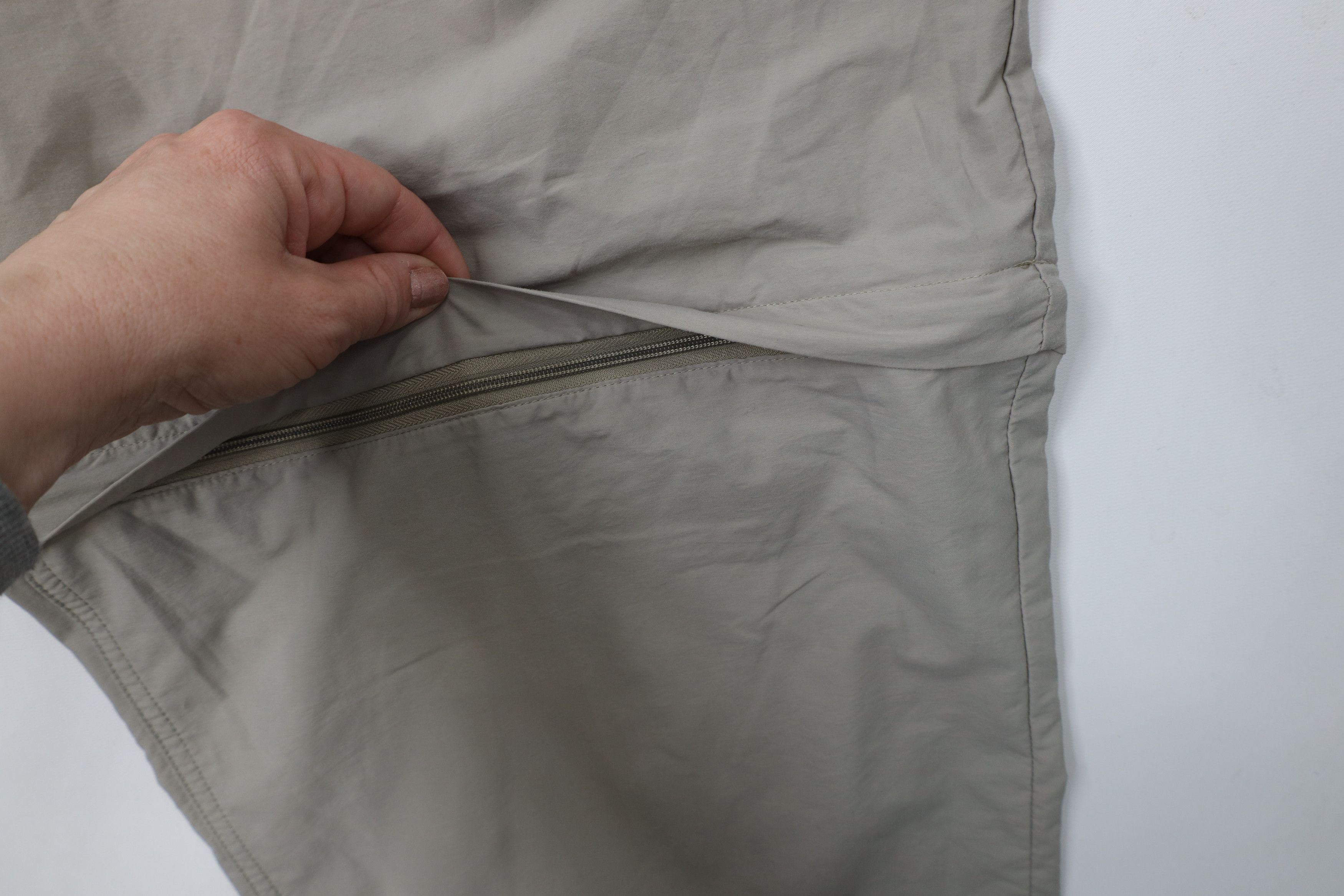 Cabelas × Vintage Vintage Cabelas Wide Leg Convertible Pants Shorts Beige Size US 40 / EU 56 - 6 Thumbnail