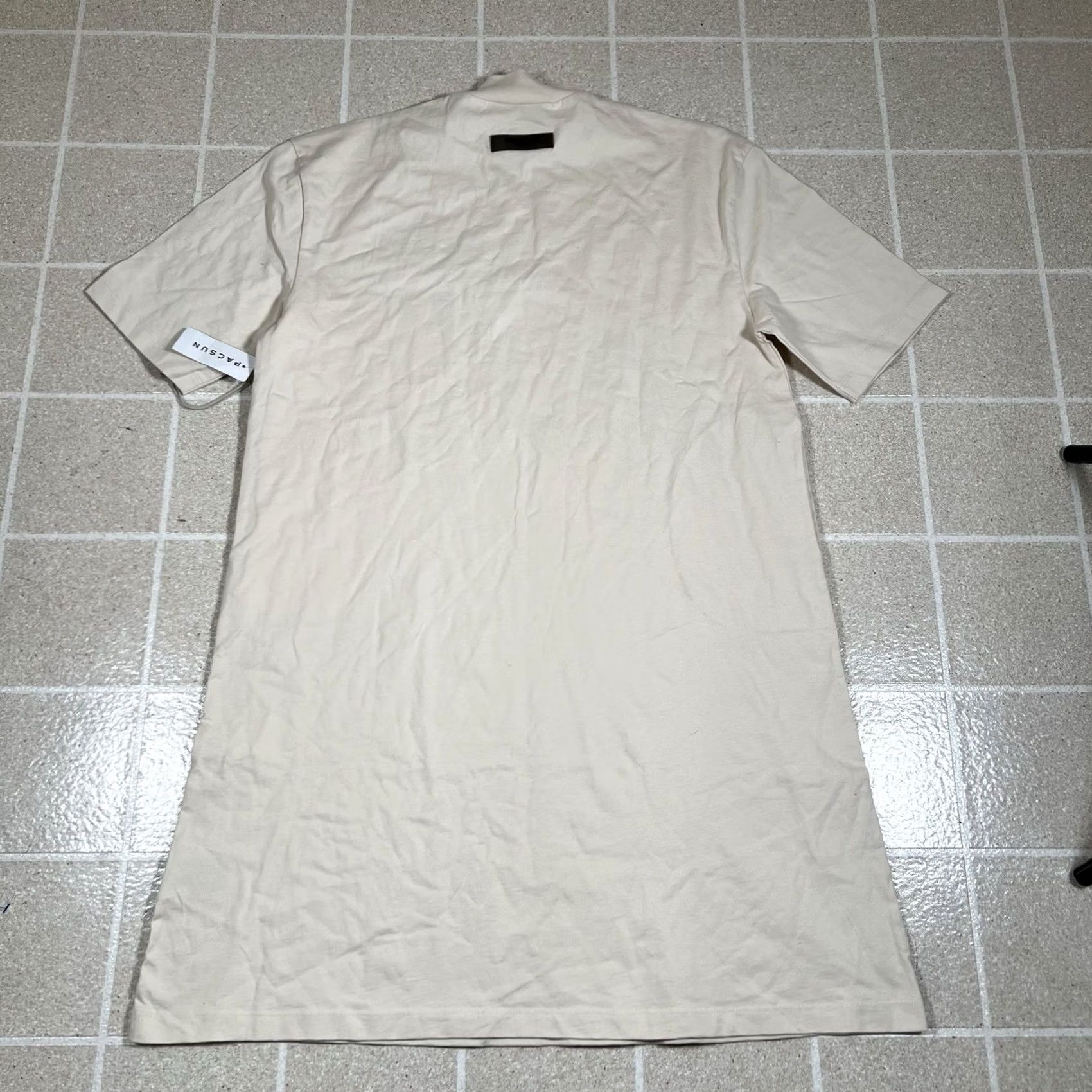 Essentials ESSENTIALS Fear of God Tee Dress “Egg Shell” - White XS Shirt Dress Womens Long Shell Tee Dress Size XS Size XS / US 0-2 / IT 36-38 - 2 Thumbnail