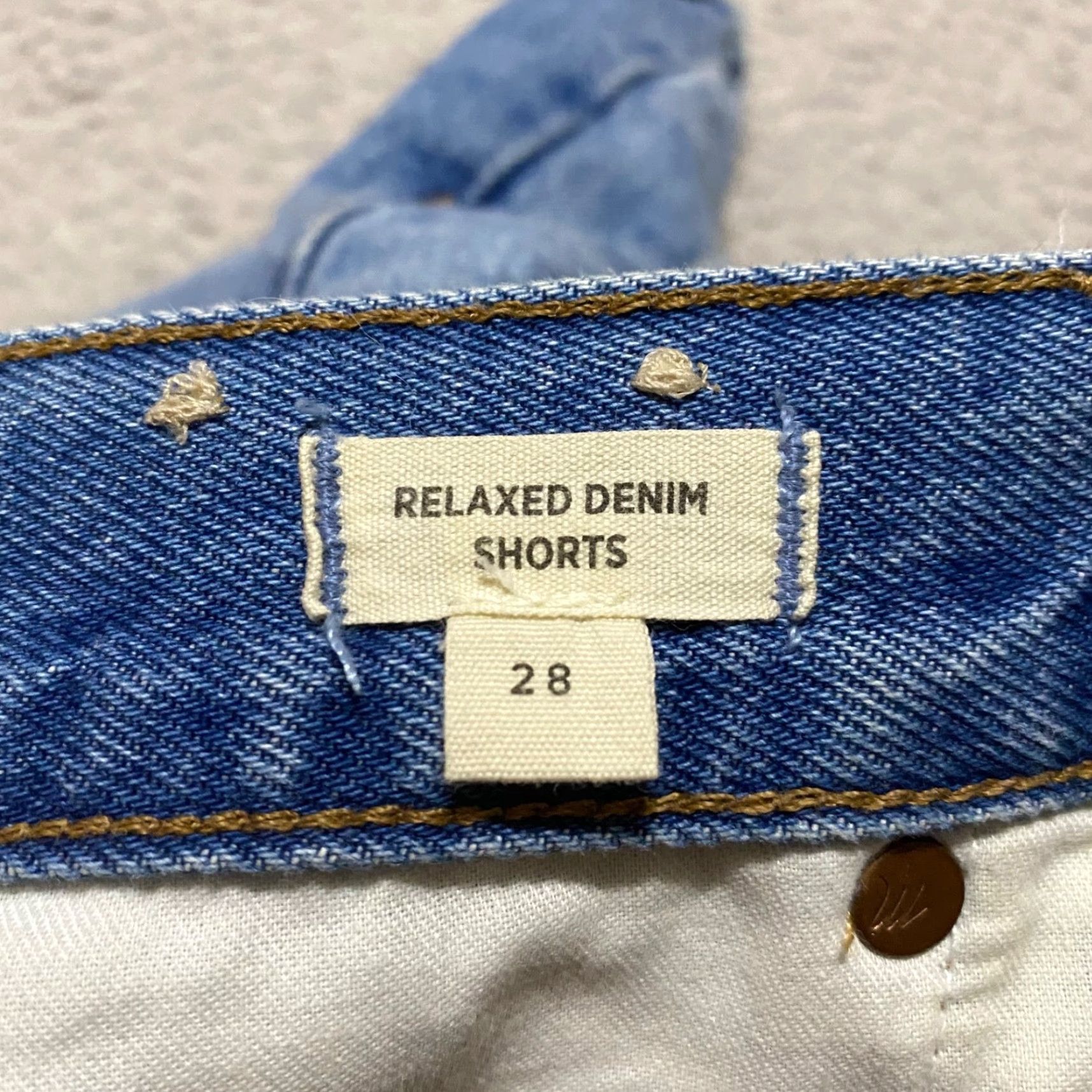 Madewell Madewell Jeans Shorts Blue Denim 3" Inseam Cut-Off Women's 28 N/A Size 28" / US 6 / IT 42 - 4 Thumbnail