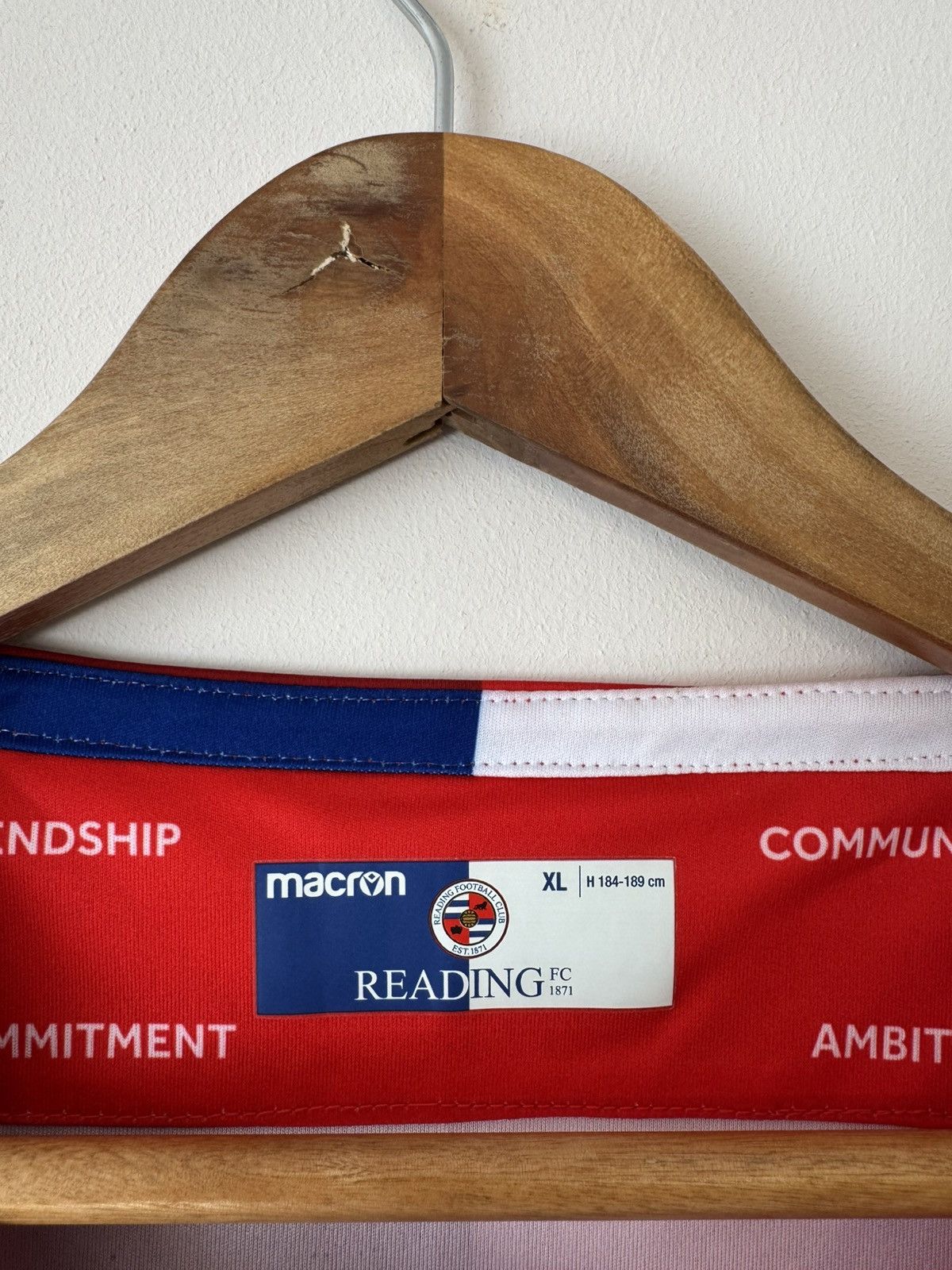 Macron Reading 2020-2021 Away Soccer Jersey Football Shirt Kit Size US XL / EU 56 / 4 - 13 Thumbnail