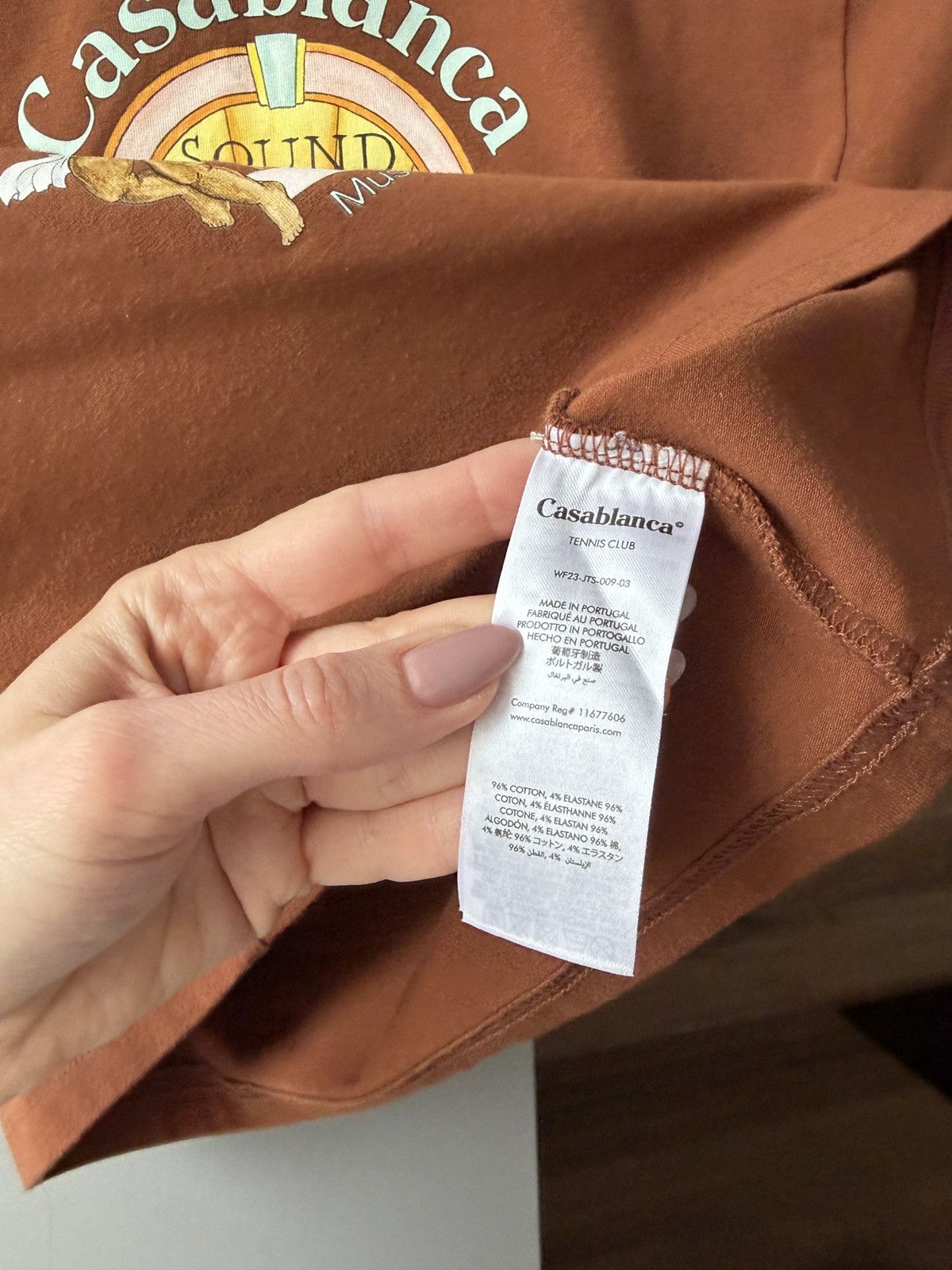 Casablanca Casablanca Studio De Musique Brown Printed T-Shirt Size L / US 10 / IT 46 - 3 Thumbnail