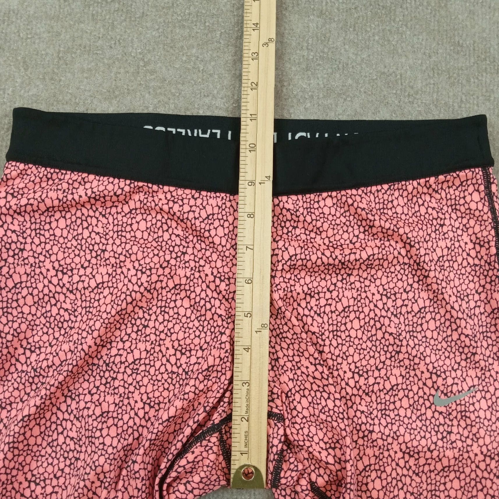 Nike Nike Women's Pink Dri-Fit Running Leggings Large Size 36" / US 14 / IT 50 - 6 Thumbnail
