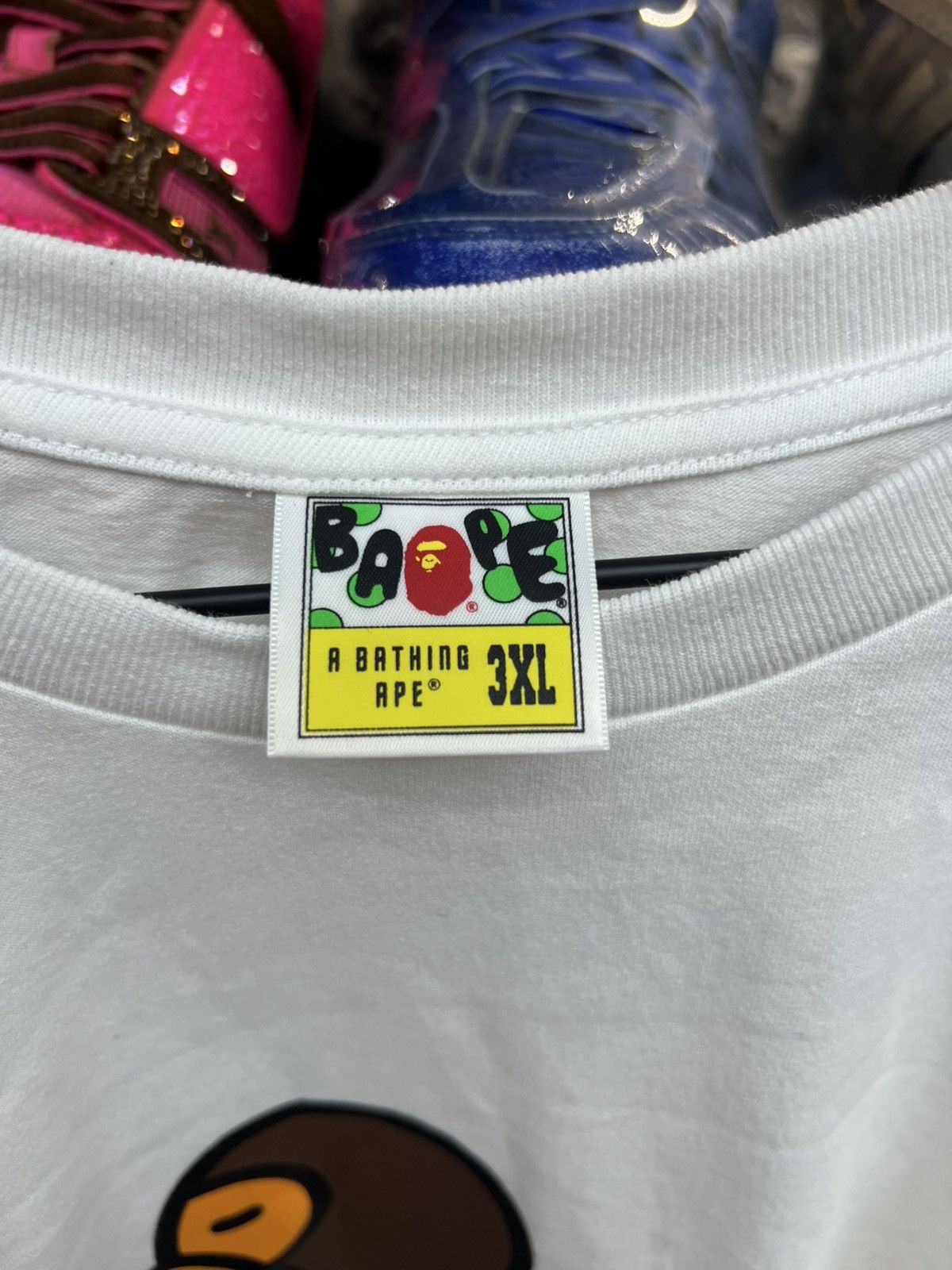 Bape Bape Space Camo Milo On Big Ape Tee Size US XXL / EU 58 / 5 - 9 Thumbnail
