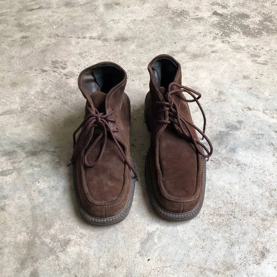 Hugo Boss × Vintage Hugo Boss Leather Boots Size US 8 / EU 41 - 1 Thumbnail