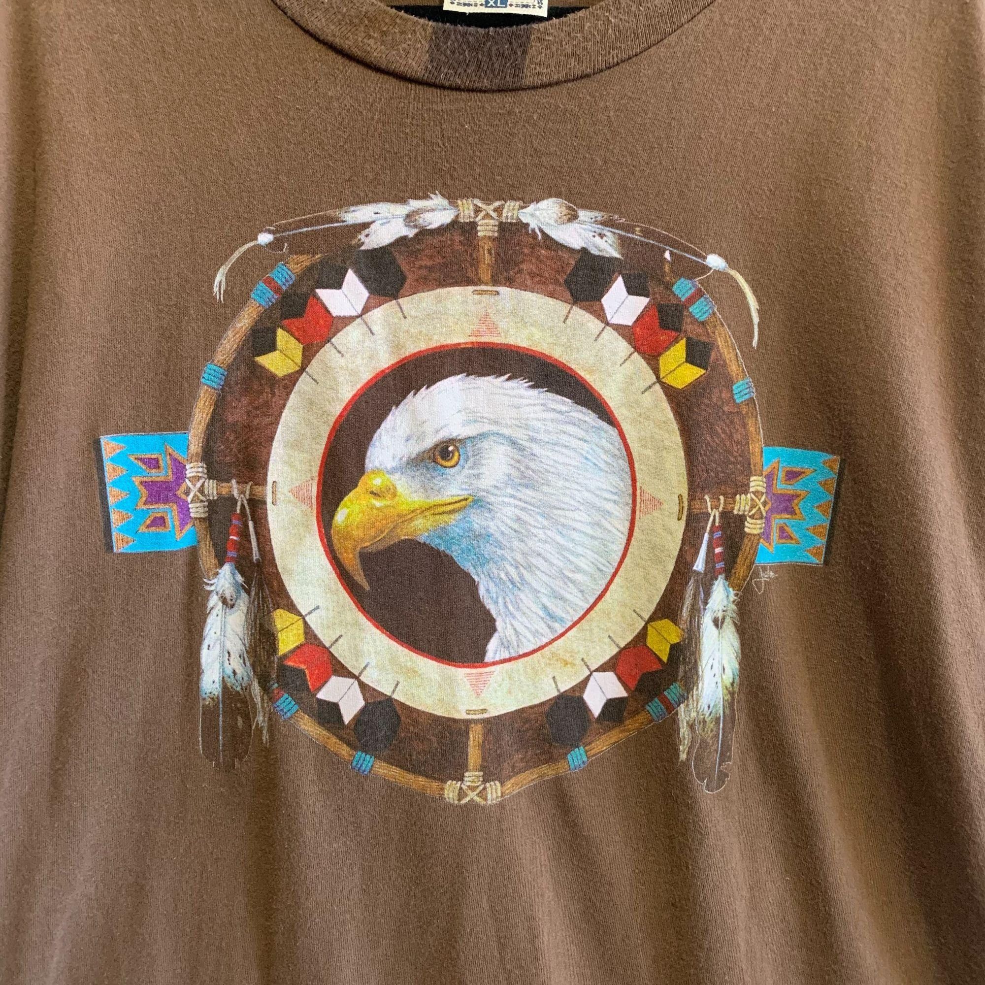 Vintage Vintage Alore Single Stitch Eagle Southwestern Tee XL Size US XL / EU 56 / 4 - 3 Thumbnail