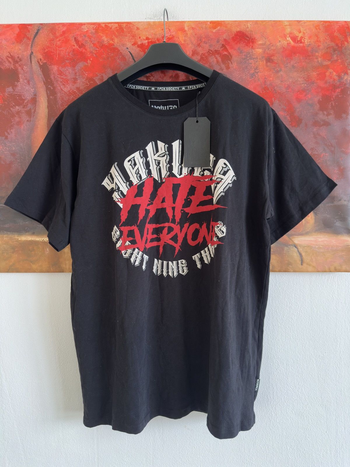 Other Yakuza Black Cotton T Shirt Size US XXL / EU 58 / 5 - 2 Thumbnail