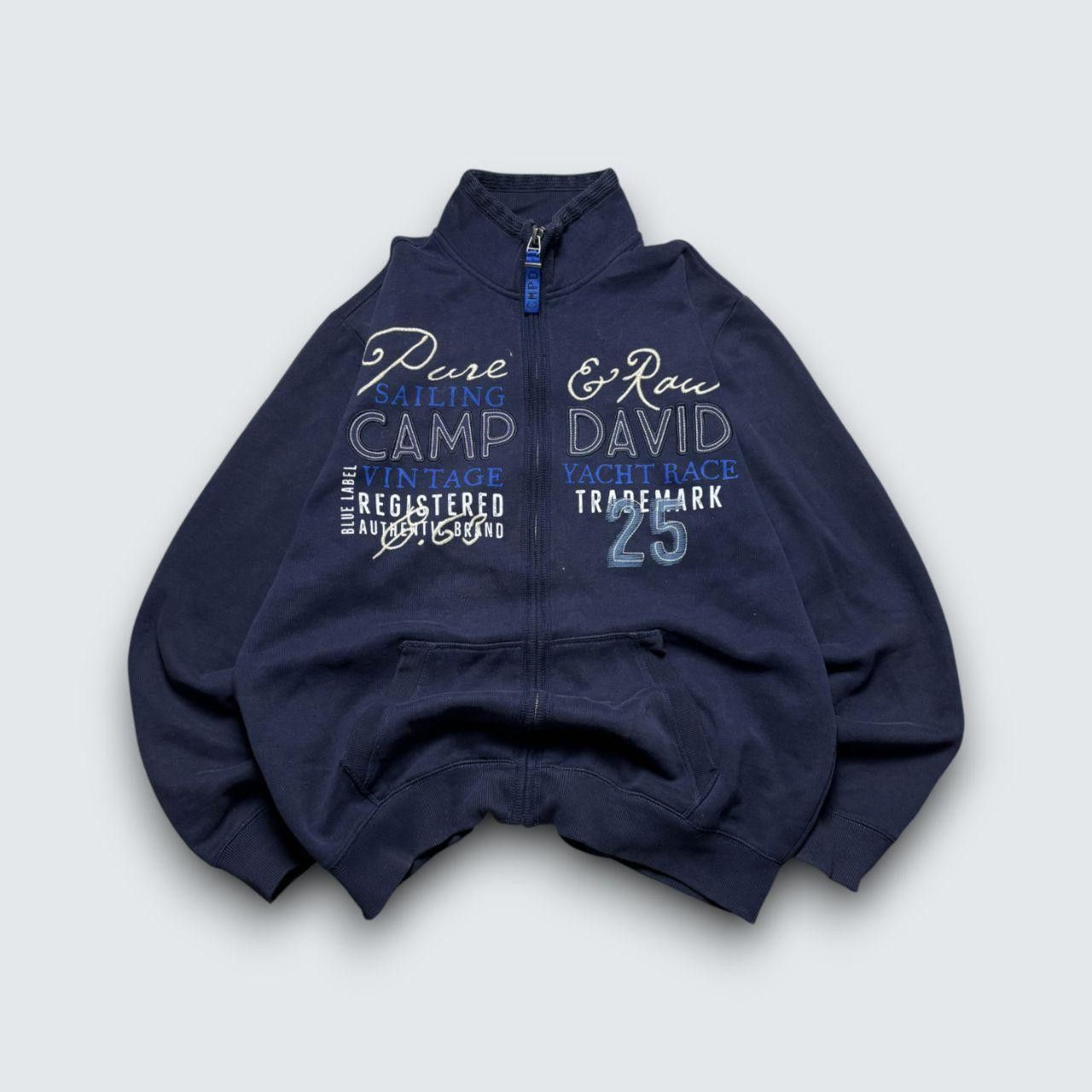 Camp David 00s Camp David Embroidered Sweatshirt Navy XXL Size US XXL / EU 58 / 5 - 1 Thumbnail