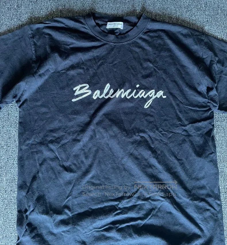 Balenciaga Balenciaga Oversized Distressed Short Sleeve Tee. Size US M / EU 48-50 / 2 - 2 Thumbnail