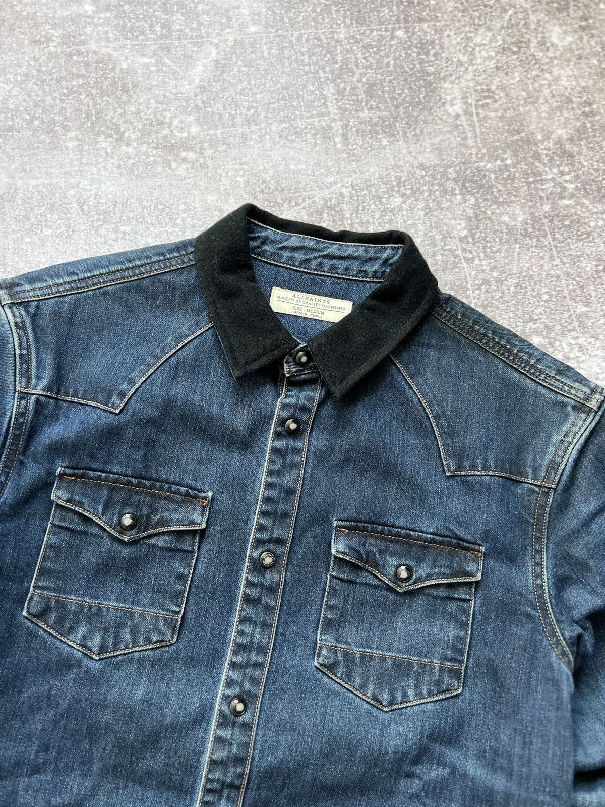 Allsaints AllSaints Denim Jacket Jeans Size US M / EU 48-50 / 2 - 3 Thumbnail