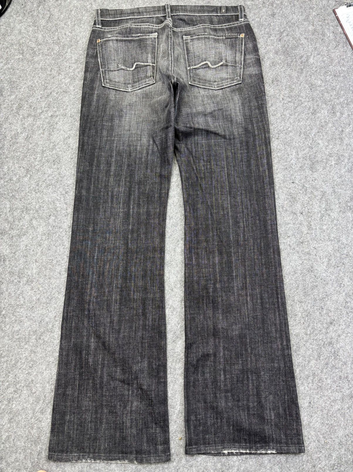 7 For All Mankind 💥90s Style Bootcut💥7 For All Mankind Black Wash Denim F906 Size US 32 / EU 48 - 12 Thumbnail