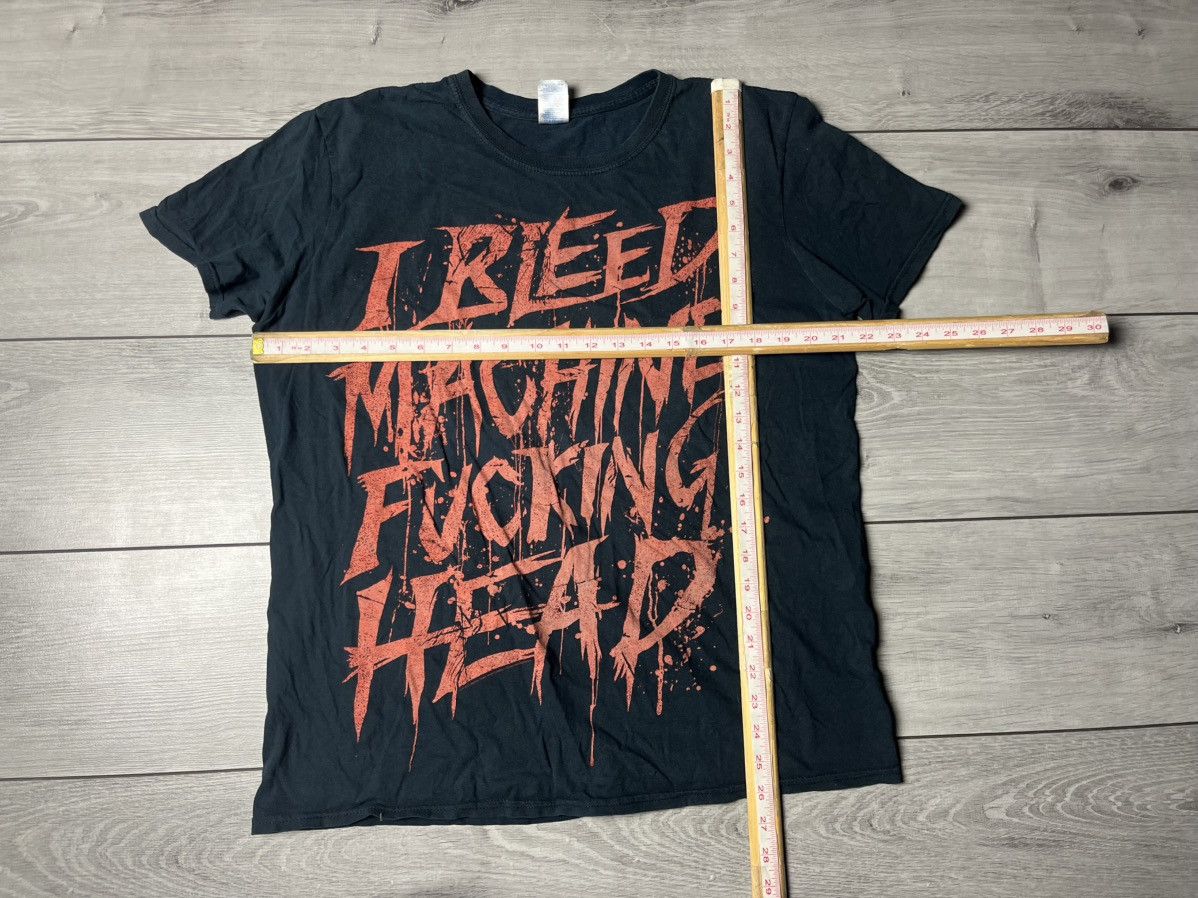 Band Tees Vintage Heavy Metal I Bleed Machine Fucking Head T-shirt Size US L / EU 52-54 / 3 - 5 Thumbnail