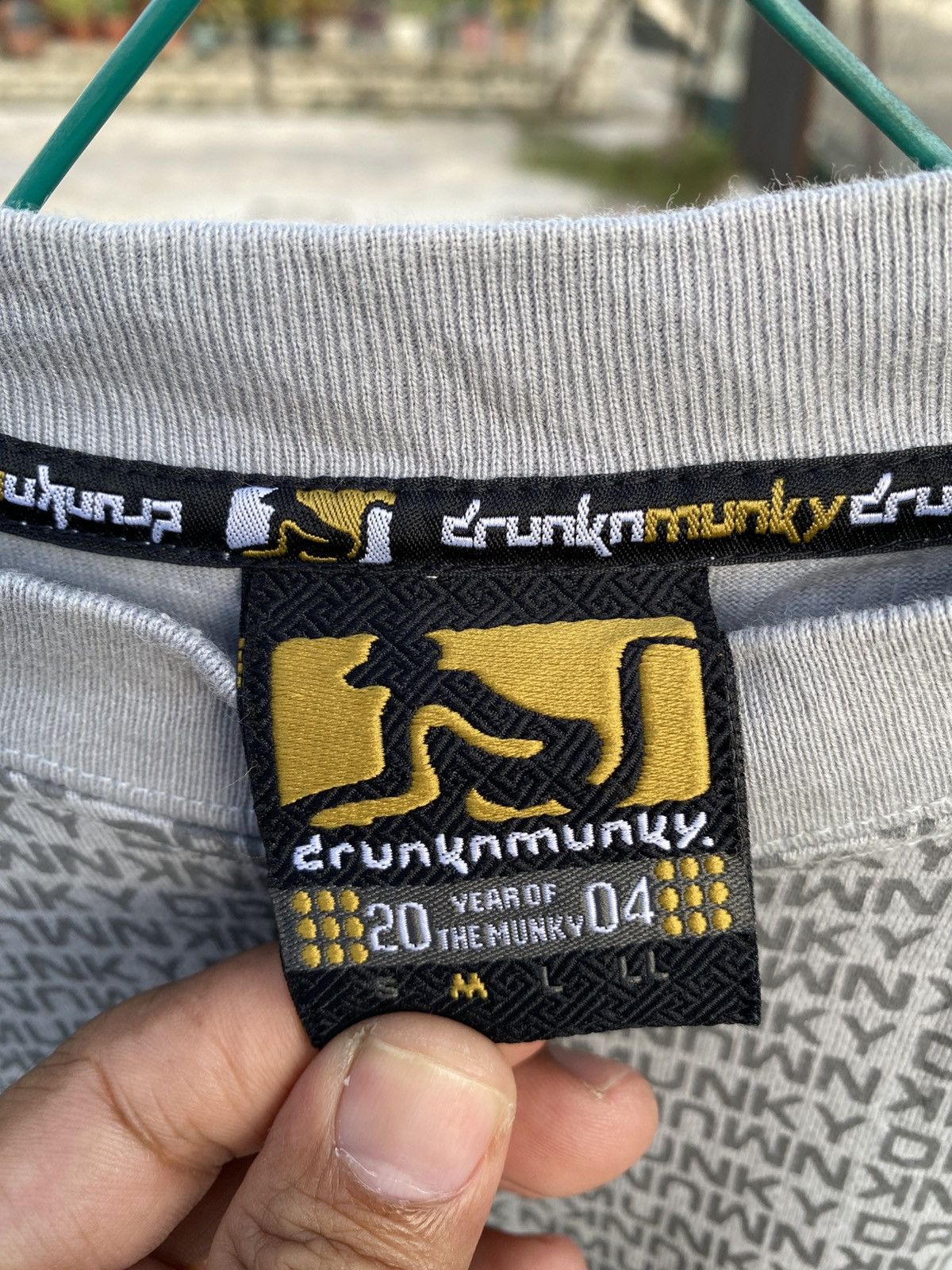 DrunknMunky Vintage DrunknMunky spellout monogram streewear tshirts Size US M / EU 48-50 / 2 - 7 Thumbnail