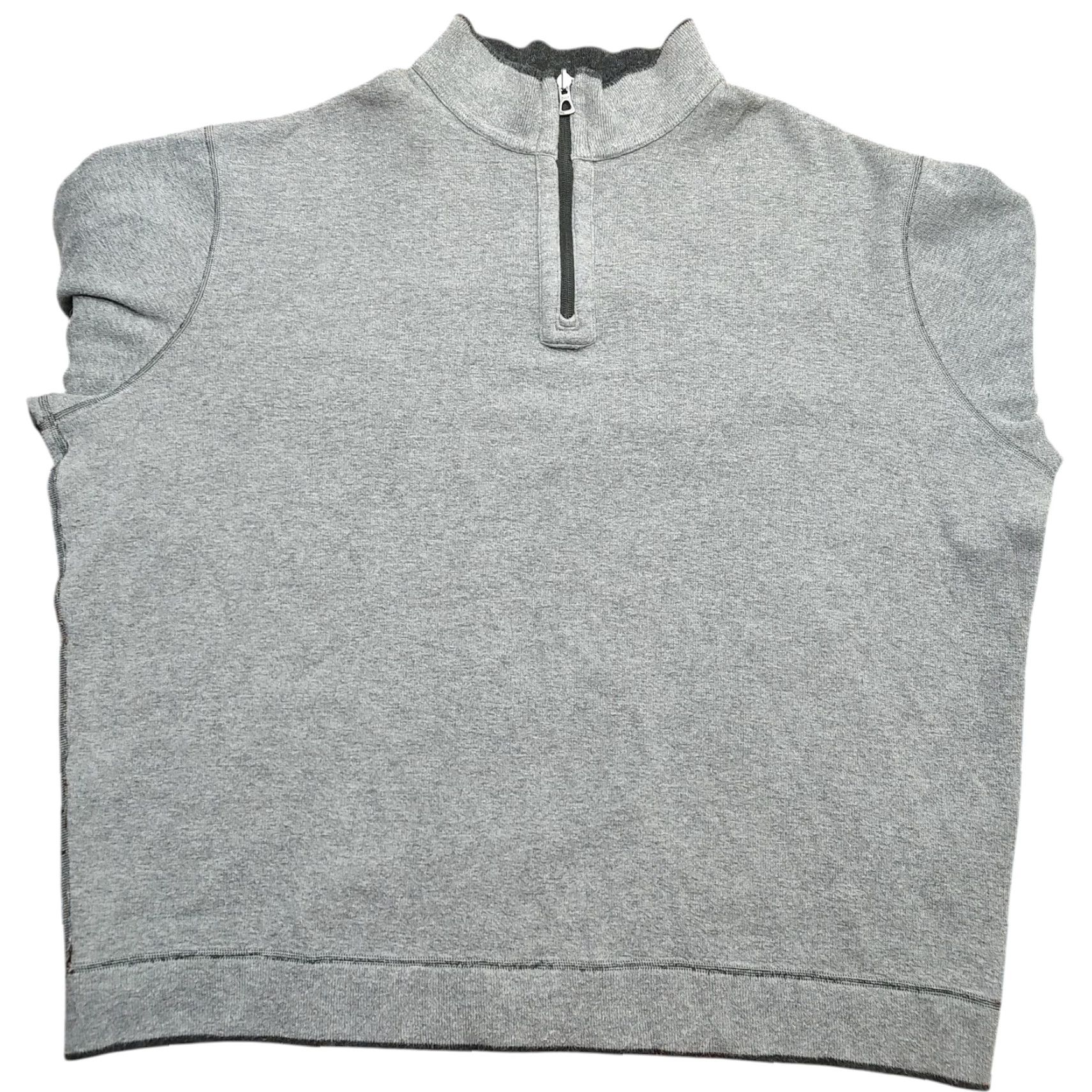 Polo Ralph Lauren Polo Ralph Lauren Gray Mens 2XL Reversible Mock Neck 1/4 Zip Sweater Pullover Size US XXL / EU 58 / 5 - 5 Thumbnail