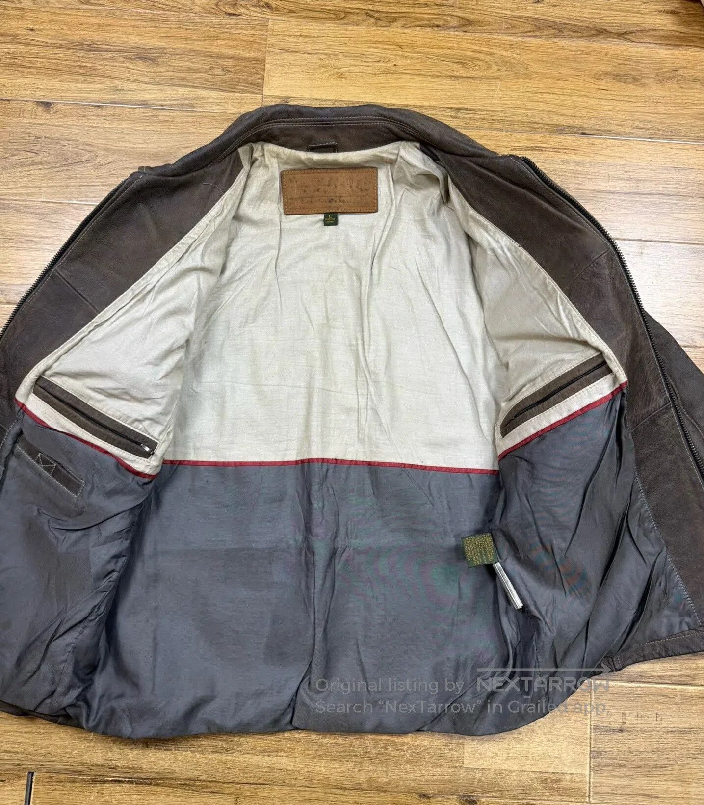 Timberland Timberland Men's Genuine Leather Business Jacket. Size US L / EU 52-54 / 3 - 3 Thumbnail