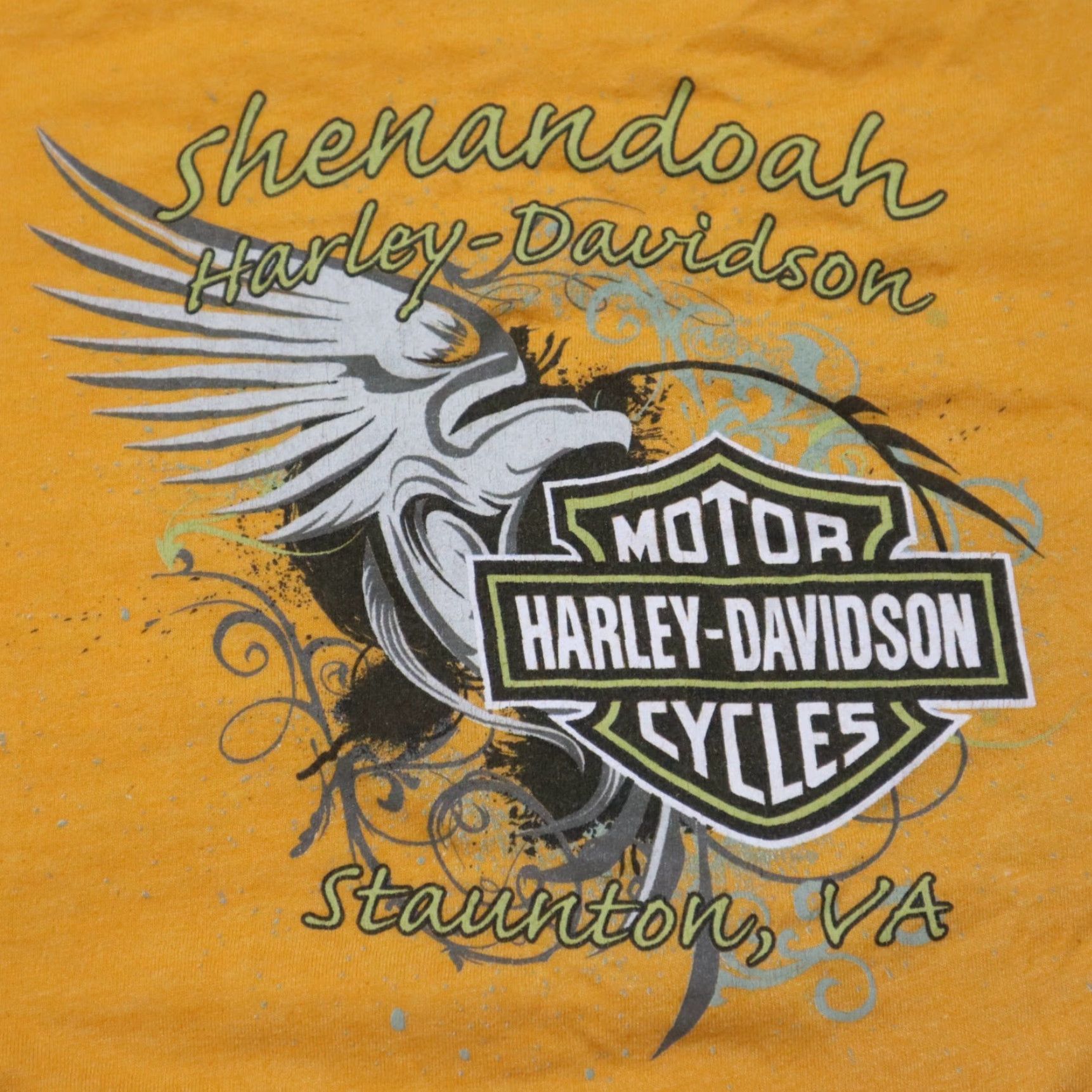 Harley Davidson Harley-Davidson Shirt Women XL Orange T-Shirt Motorcycle Virginia 90s? Size XL / US 12-14 / IT 48-50 - 2 Thumbnail