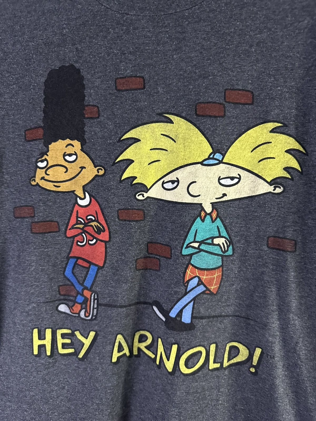 Nickelodeon 90s Nickelodeon Cartoon Hey Arnold Official T-Shirt Size US M / EU 48-50 / 2 - 2 Thumbnail