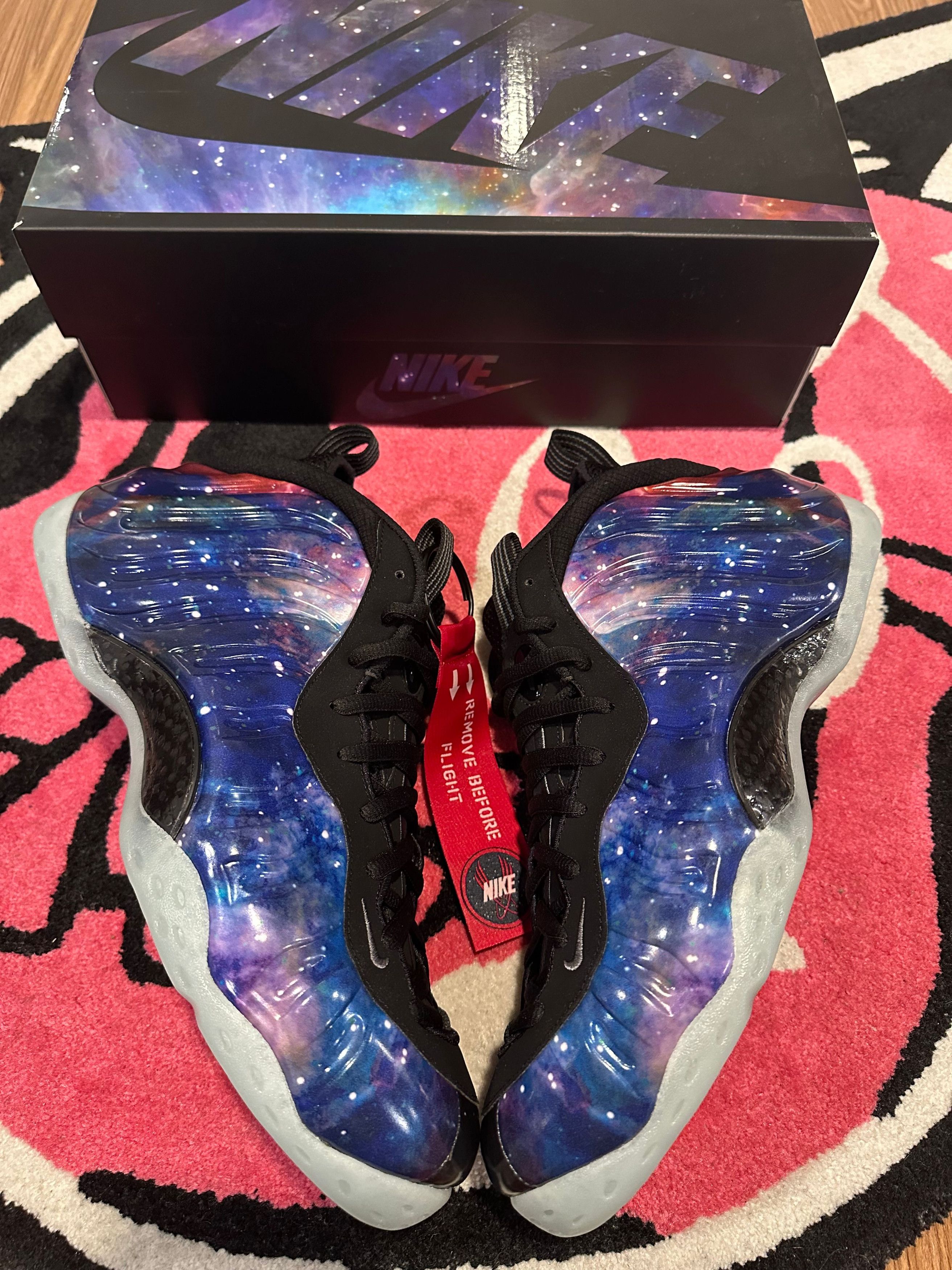 Jordan Brand Nike Air Foamposite One Galaxy (2025) Size US 13 / EU 46 - 4 Thumbnail
