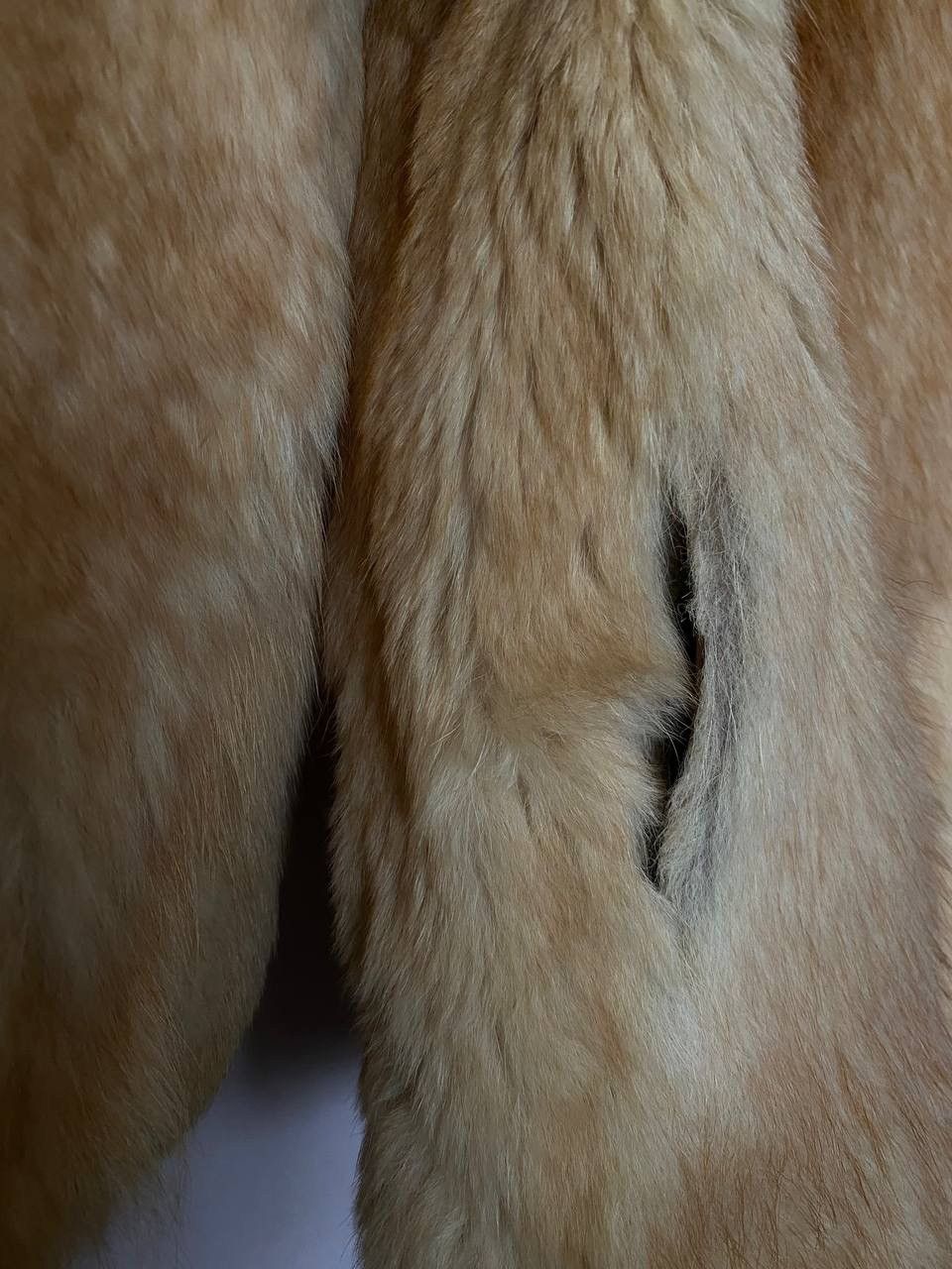 Vintage 70s Vintage Real Fox Fur Y2K Avant Garde Coat Size M / US 6-8 / IT 42-44 - 4 Thumbnail