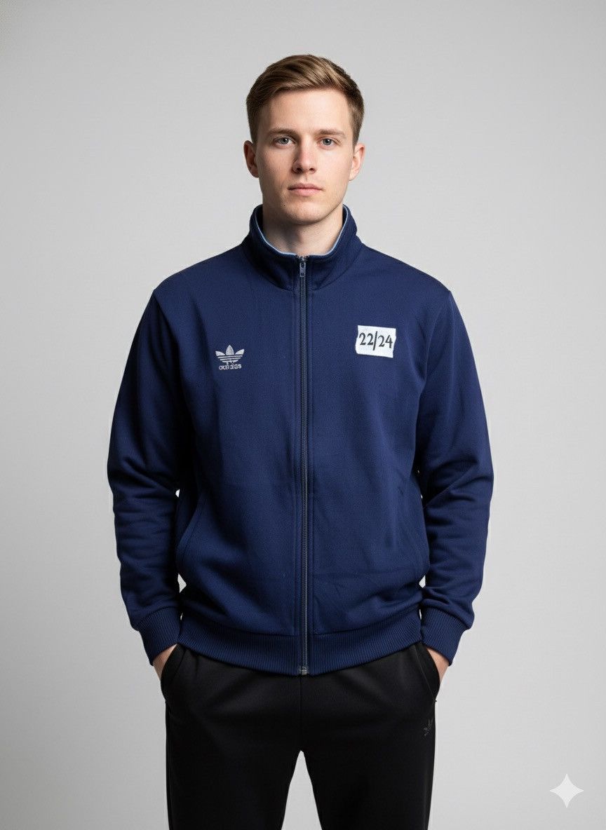 Adidas 🔥Vintage Distressed Adidas Descente Zipper Jackets Size US M / EU 48-50 / 2 - 1 Thumbnail