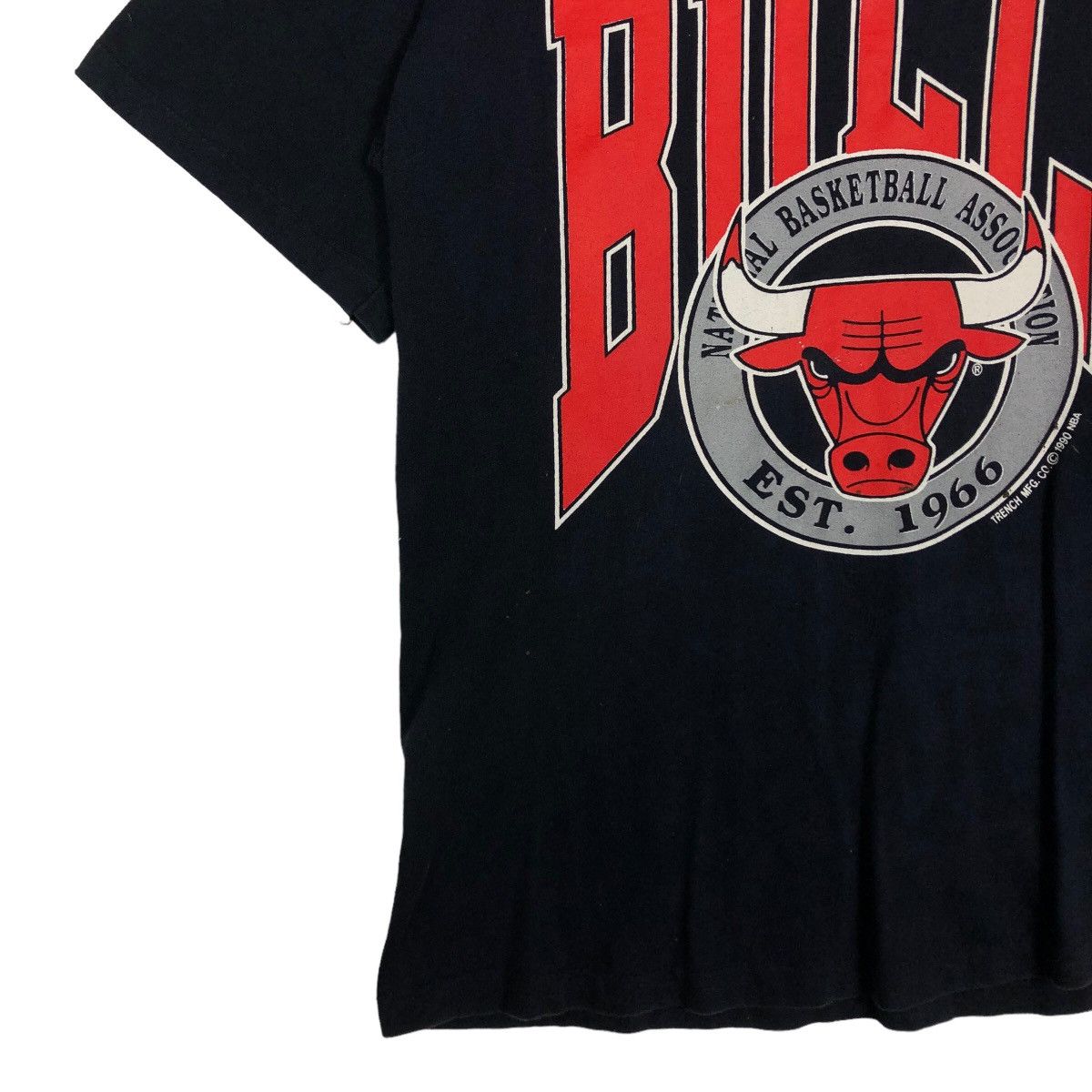 NBA 🔥1990 Chicago Bulls NBA T-Shirt Short Sleeve Big Logo Size US M / EU 48-50 / 2 - 3 Thumbnail