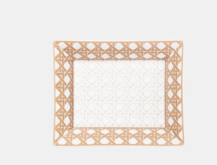 Dior o1w1db10425 HYC04V Size: OS / Trinket Tray in White & Beige Size ONE SIZE - 1 Thumbnail
