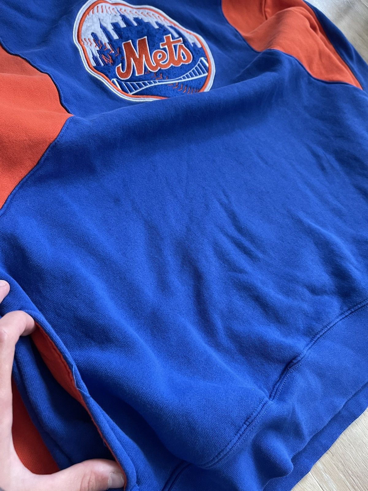 Mitchell & Ness × Vintage VINTAGE Y2K MITCHELL & NESS HEAVYWEIGHT HOODIE Size US XL / EU 56 / 4 - 8 Thumbnail