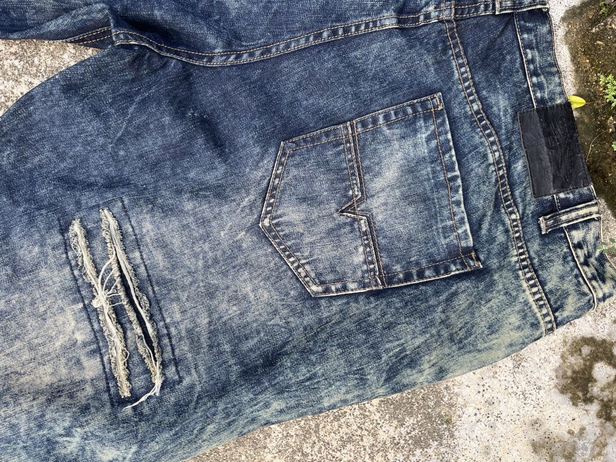 If Six Was Nine × Japanese Brand × Le Grande Bleu (L.G.B.) Baggy Crazy LGB Inspired Denim Size US 38 / EU 54 - 16 Thumbnail