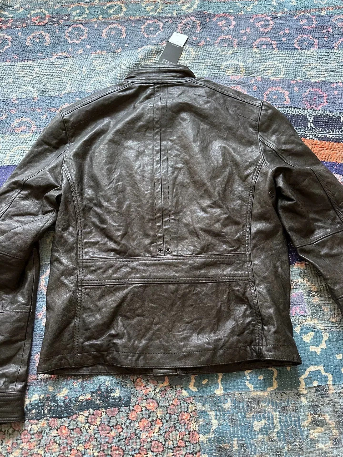Ralph Lauren Black Label Ralph Lauren Black Label Leather Jacket. Size US M / EU 48-50 / 2 - 2 Thumbnail