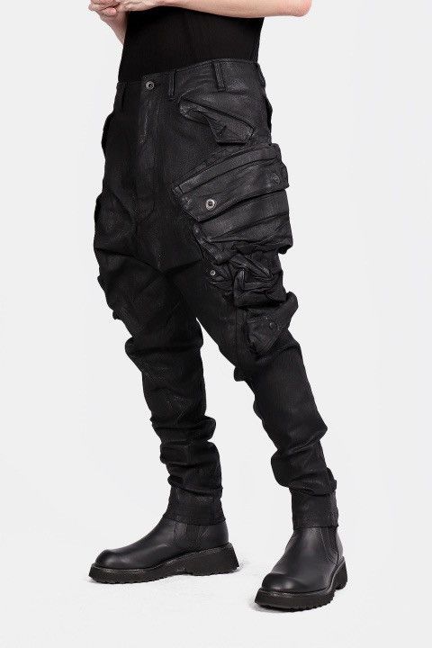 Julius fw 23-24 coated gas mask cargo pants 1 | Grailed