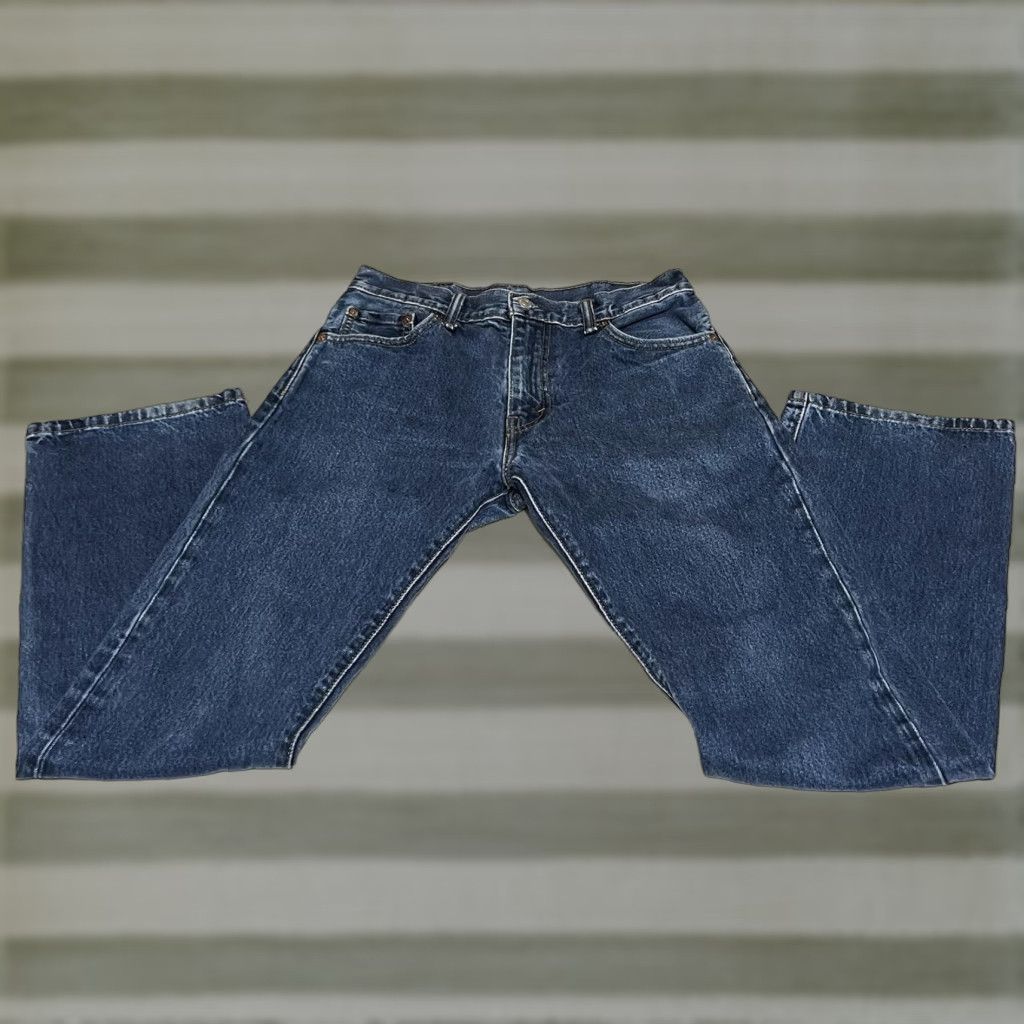 Levi's 517 Jeans Men 30x32 Classic Bootcut Dark Blue Cotton Denim Workwear Western