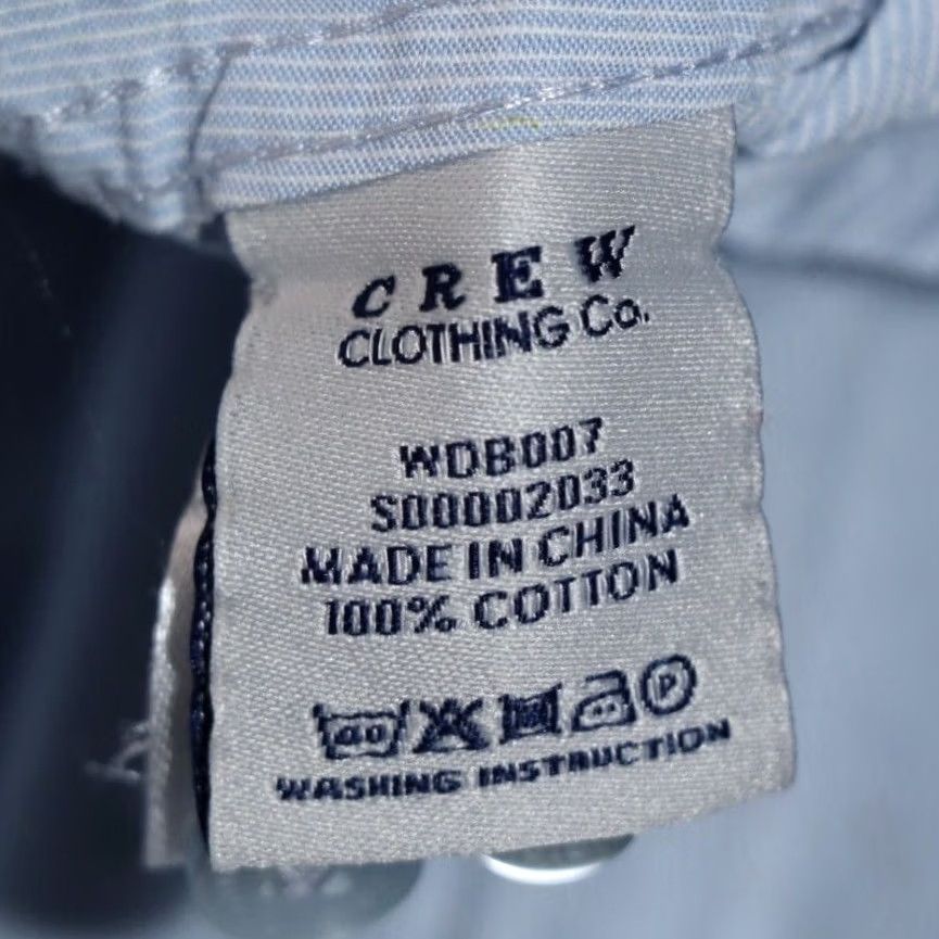 Vintage Crew Clothing Speckled Shirt Size UK 10 Womens Blue Button Up L/S Pre Loved Size L / US 10 / IT 46 - 6 Thumbnail