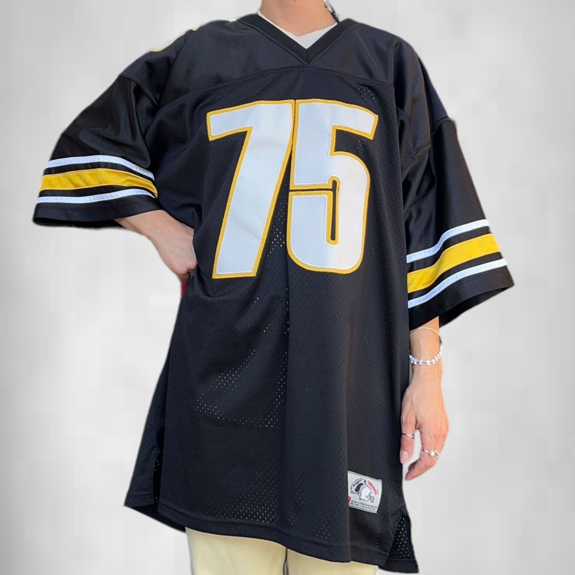 Vintage Vintage Y2K Pittsburgh Embroidered Stitched Jersey Size US XXL / EU 58 / 5 - 1 Thumbnail