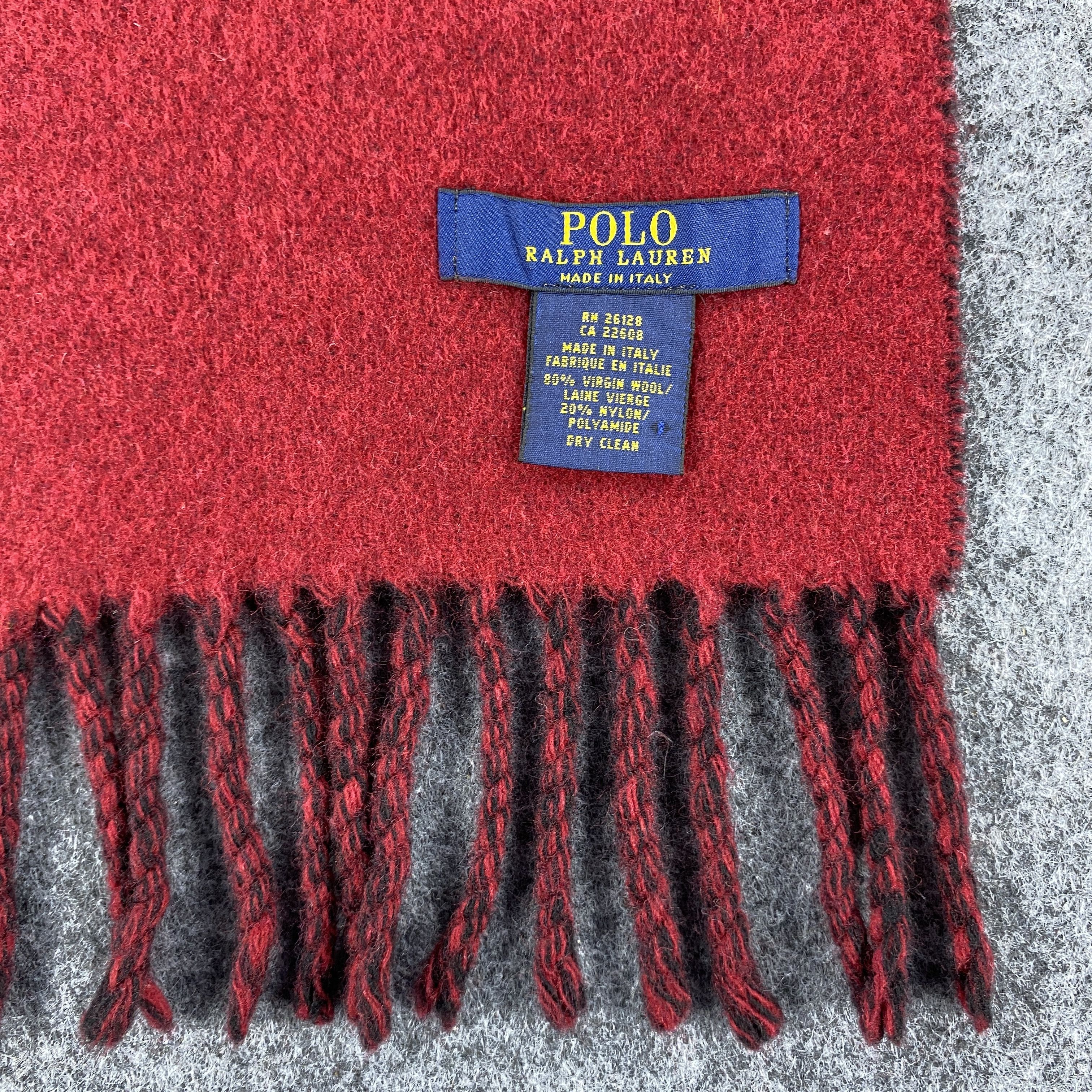 Polo Ralph Lauren × Vintage GF10516 Polo Ralph Lauren Scarf Neck Wear Muffler Nova Check Size ONE SIZE - 2 Thumbnail