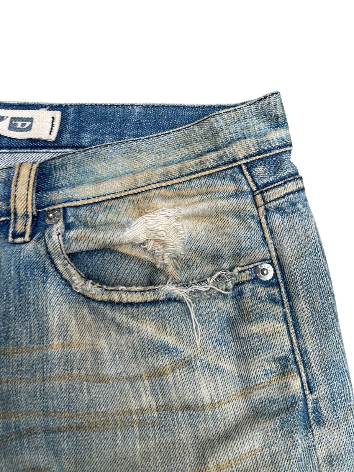 Diesel VINTAGE DIESEL Industry Distressed Selvedge Denim Size 30 Size US 30 / EU 46 - 6 Thumbnail